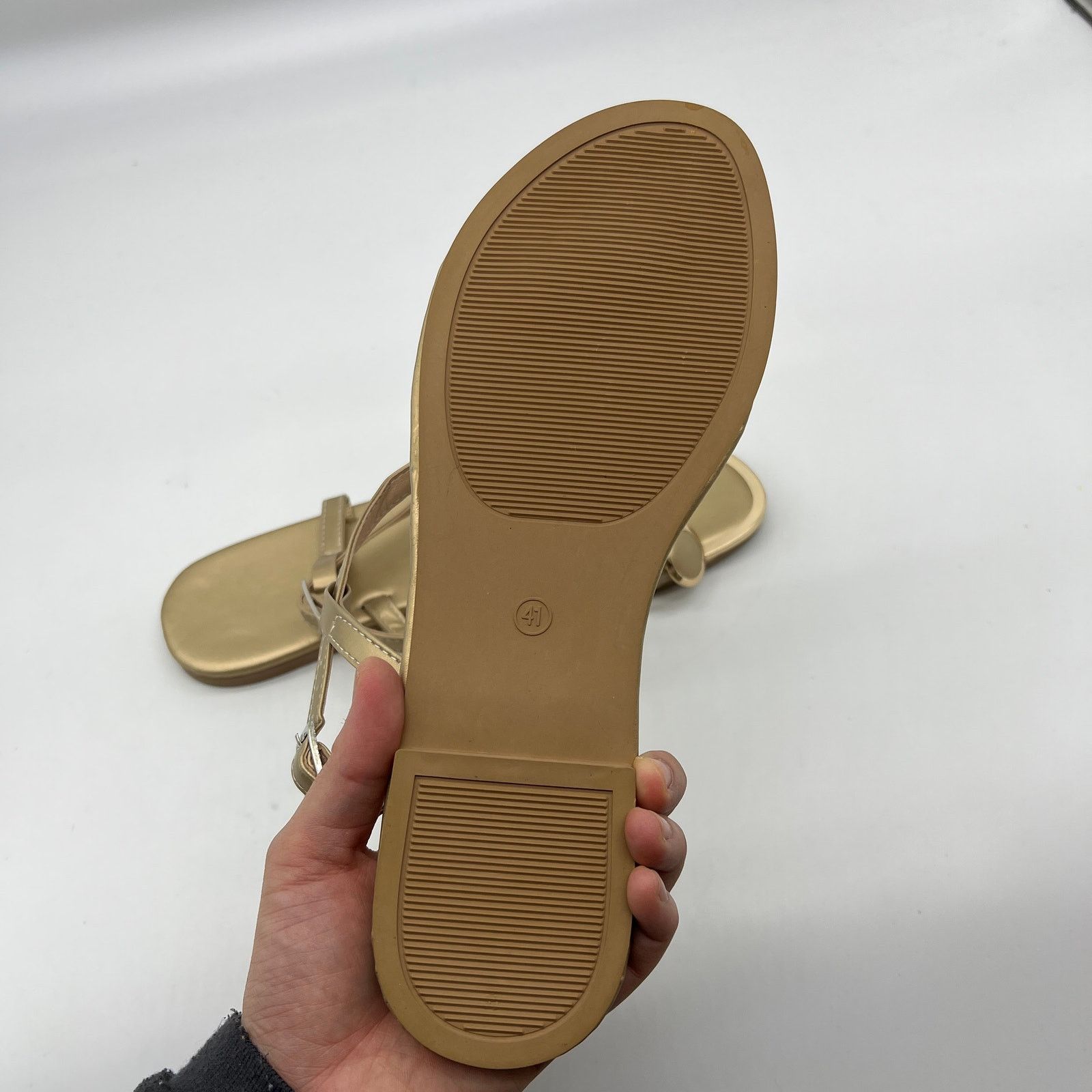 Other Sandals Shoes Open Casual Flats Summer Toe Flo Size US 9.5 / IT 39.5 - 5 Thumbnail