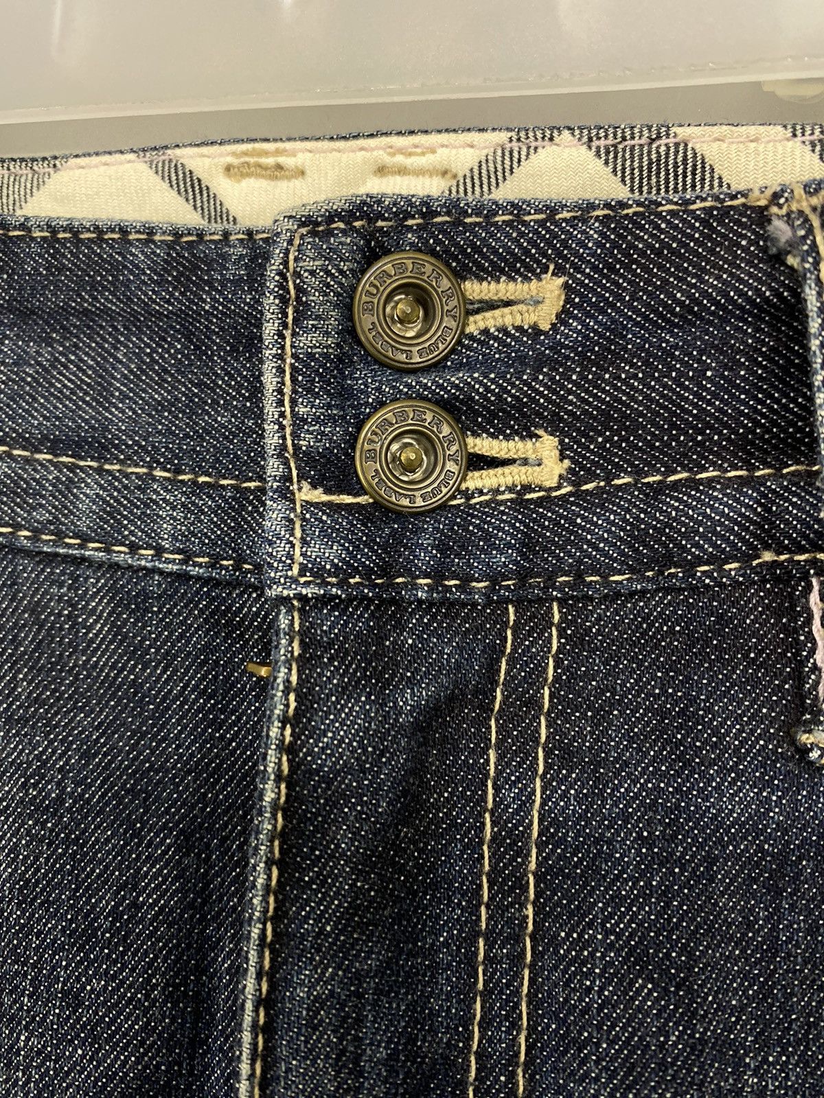Burberry 🔥BURBERRY BLUE LABEL JEANS NOVACHECK Size 30" / US 8 / IT 44 - 6 Thumbnail