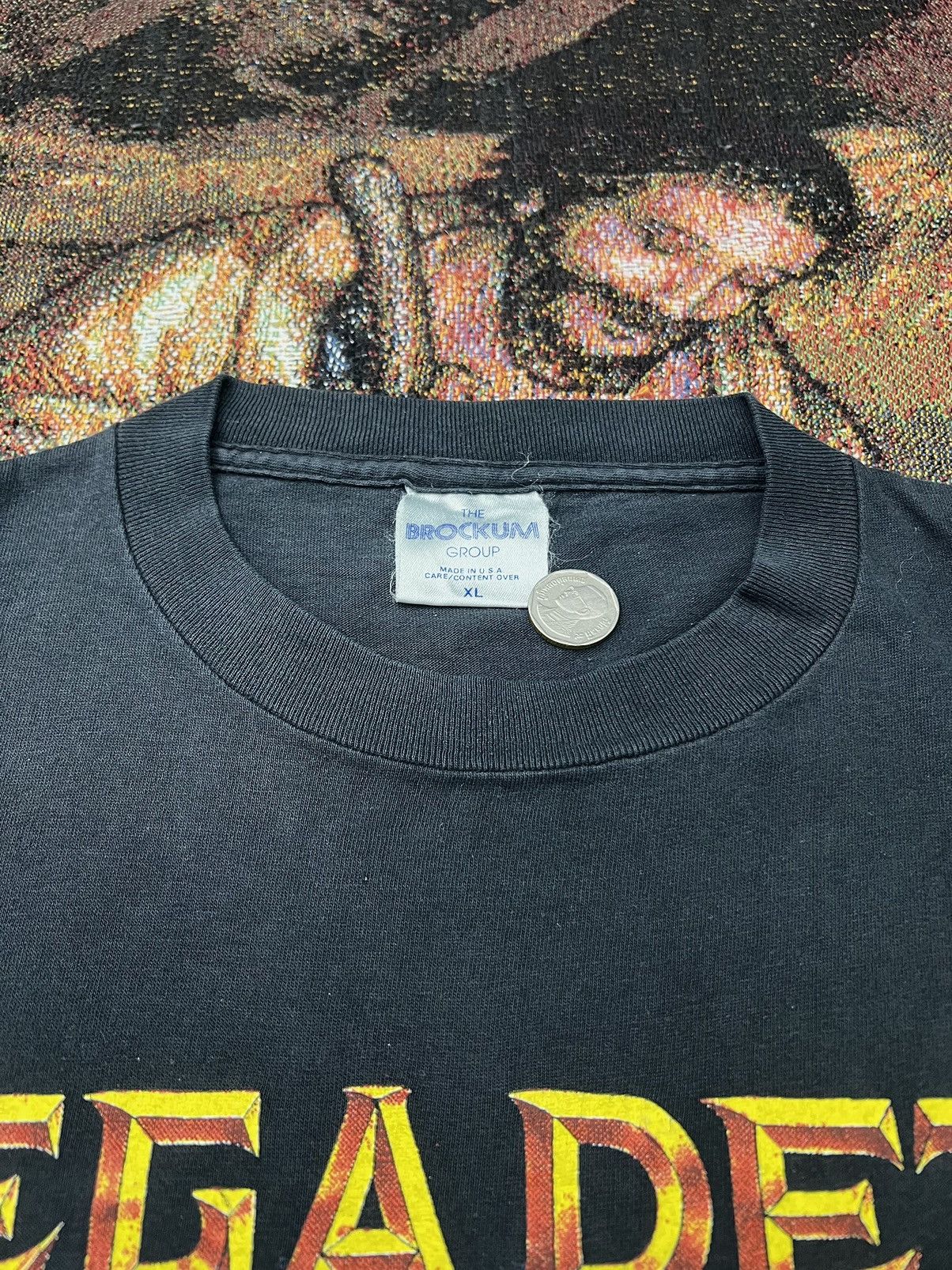 Band Tees Megadeth Anarchy Vintage Tee Size US XL / EU 56 / 4 - 5 Thumbnail