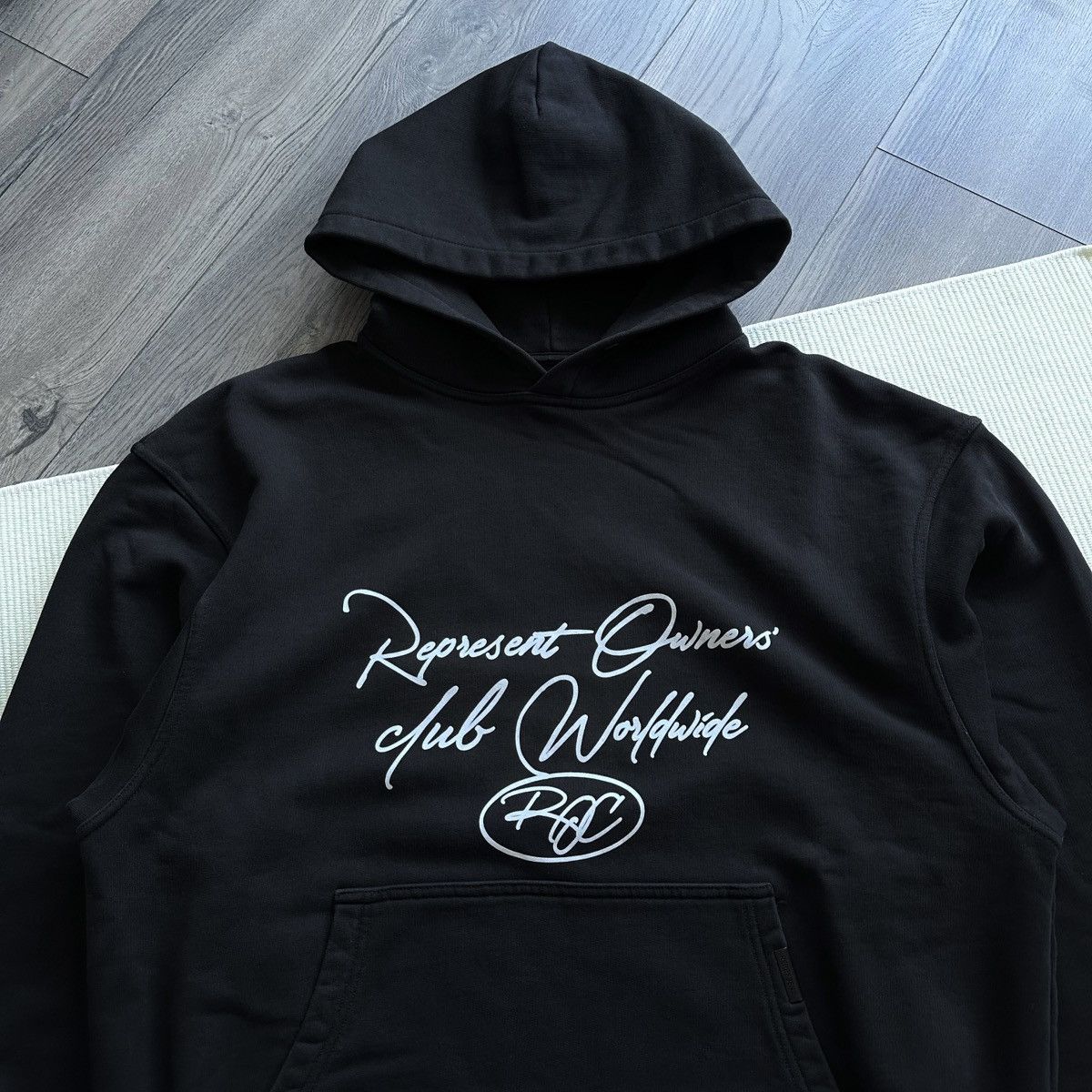Represent Clo. Represent Owners Club Worldwide Oversized Black Hoodie Size US S / EU 44-46 / 1 - 2 Thumbnail