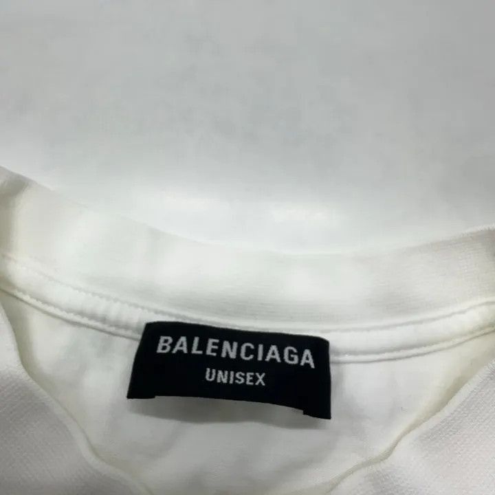 Balenciaga Balenciaga Balenciaga SS22 Tiger Logo White TShirt -2507 Size US L / EU 52-54 / 3 - 4 Thumbnail