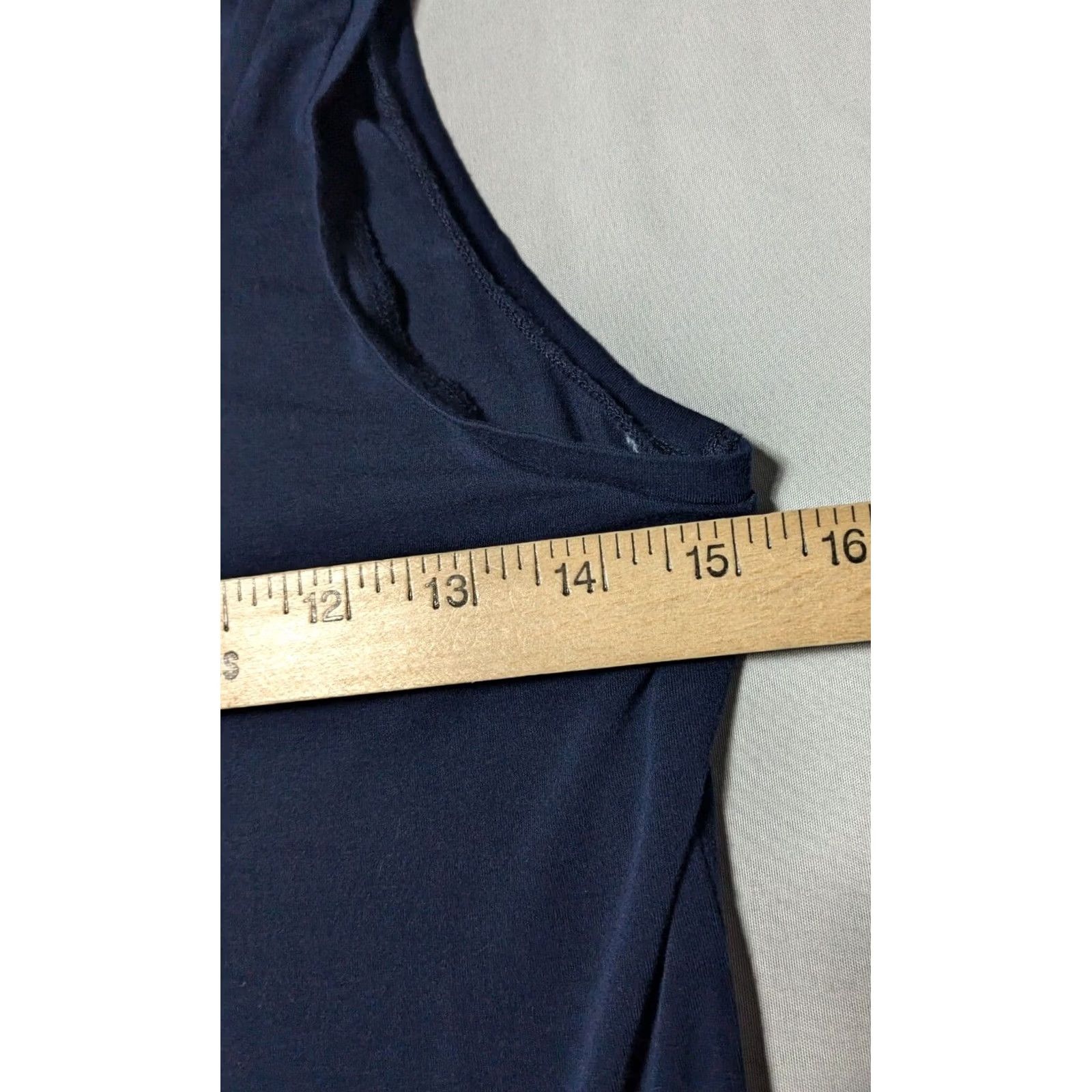 Vintage Majestic Paris for Neiman Marcus Women Tank Top 4 Blue Viscose Blend Sleeveless Round Neck Casual Knit Tank Top Women Size S / US 4 / IT 40 - 7 Thumbnail