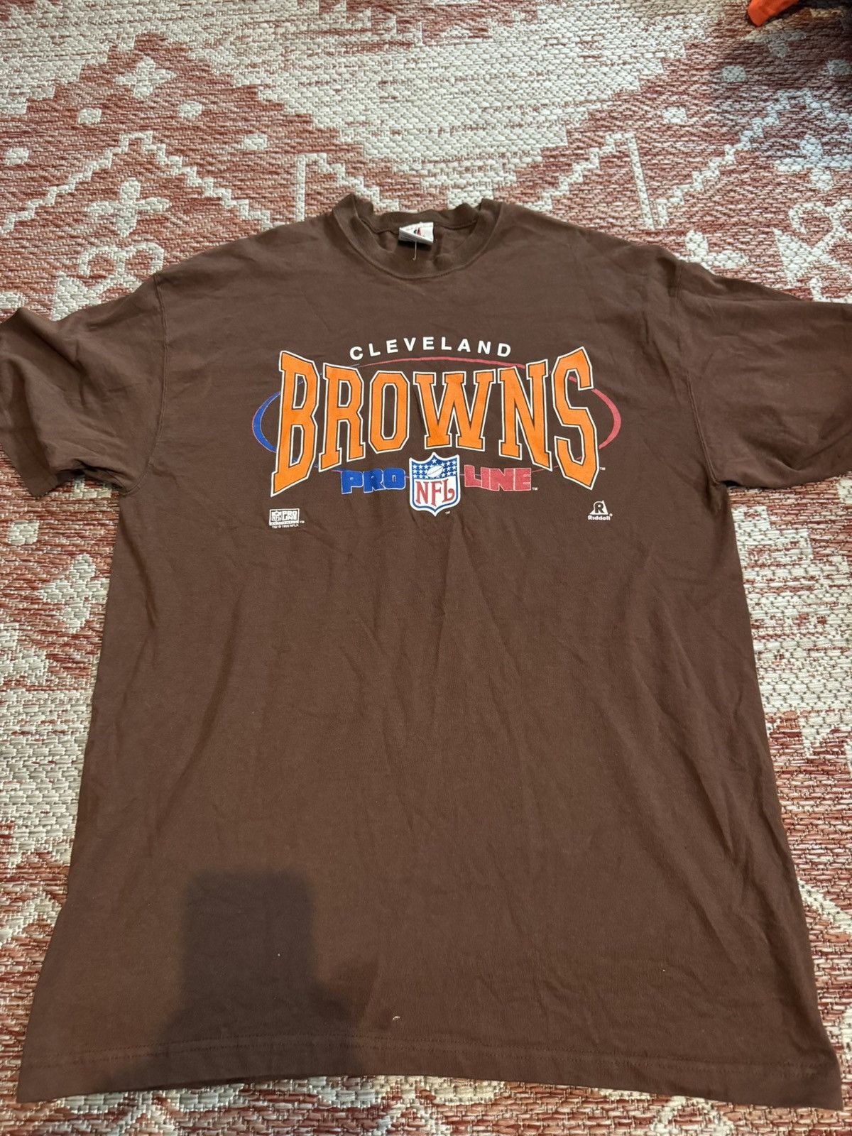 NFL Vintage Cleveland Browns Shirt Riddel Shirt NFL Tee Sz L Size US L / EU 52-54 / 3 - 1 Thumbnail