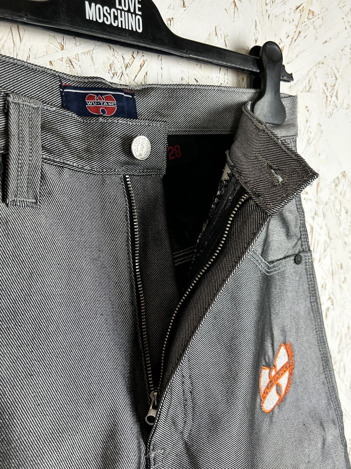 Wu-Tang Clan 90s Wu-Tang Wu Wear 1996 Denim Rap Carpenter Shorts 28 Size US 28 / EU 44 - 8 Thumbnail