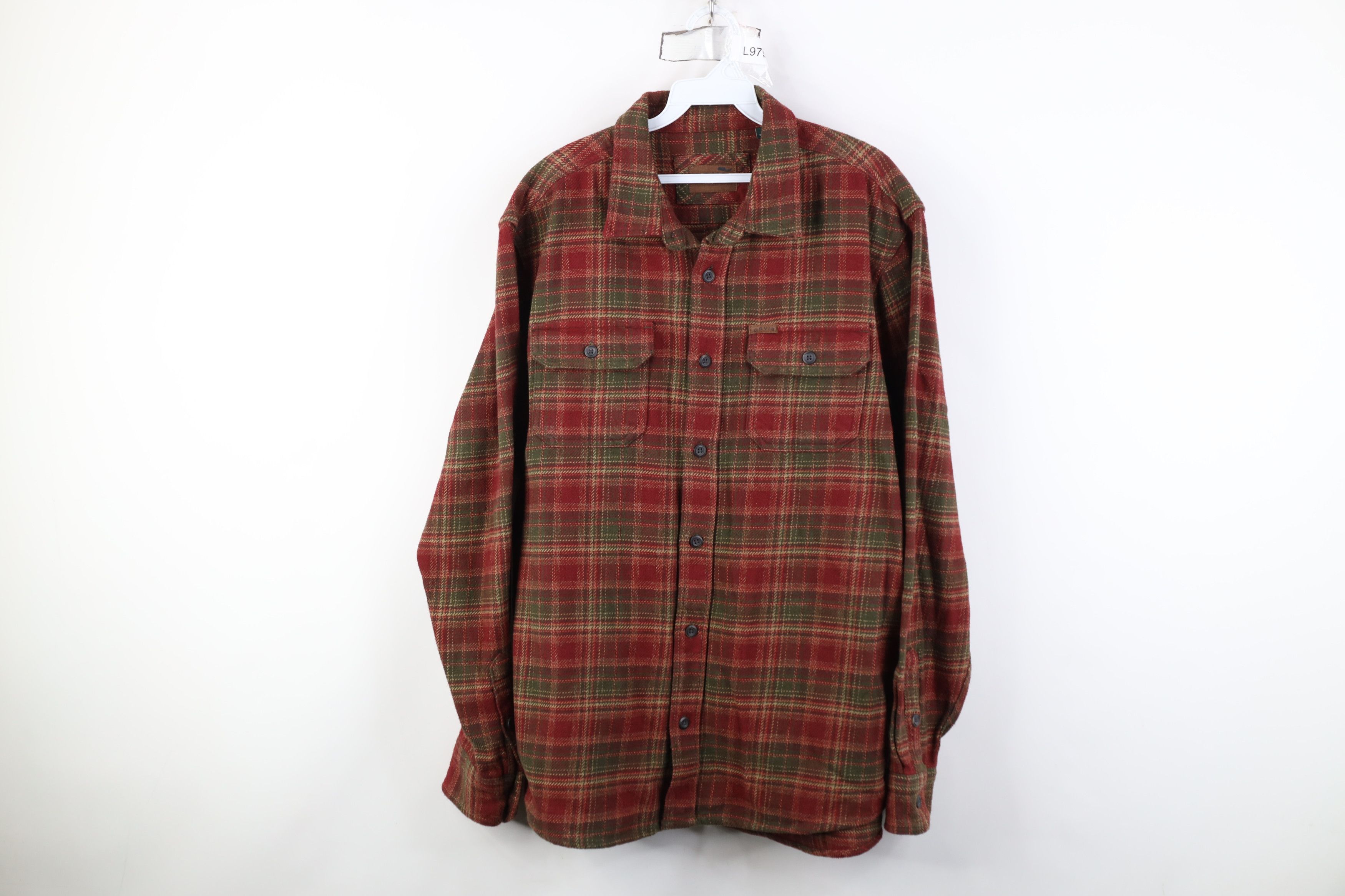 Orvis Vintage Orvis Heavyweight Button Shirt Jacket Jac Plaid Size US L / EU 52-54 / 3 - 1 Thumbnail