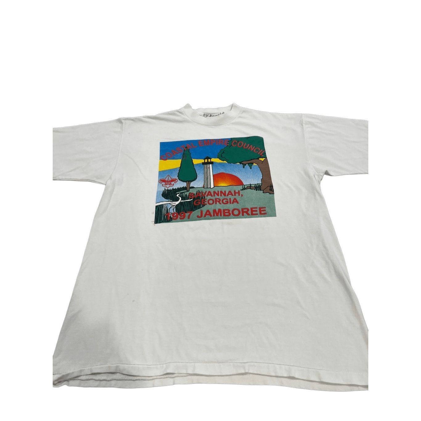 Vintage Vintage RARE 1997 Savannah Jamboree TShirt single stitch mad Size US XL / EU 56 / 4 - 2 Thumbnail