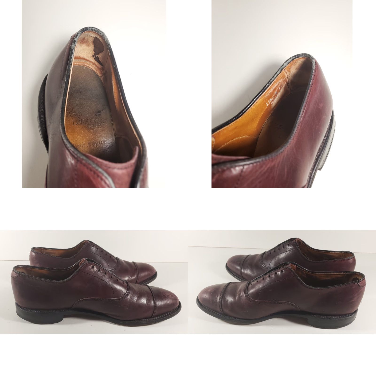 Allen Edmonds Allen Edmonds Park Avenue Cap-toe Oxford Dress Shoe Dark Chili Calfskin 11.5 D Mens Shoes Brown Oxford Cap Toe Dress Shoe Park Avenue 11.5 D Mens Size US L / EU 52-54 / 3 - 8 Thumbnail