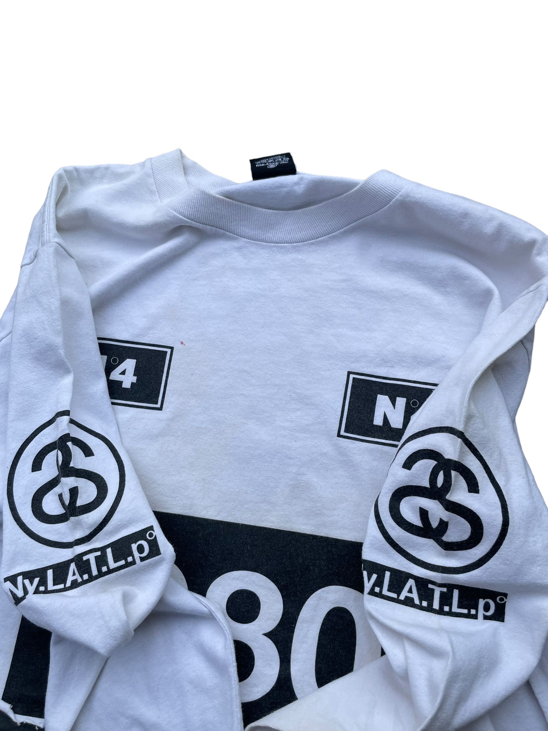 Stussy × Vintage Stussy Crop Top For Women Size M / US 6-8 / IT 42-44 - 4 Thumbnail