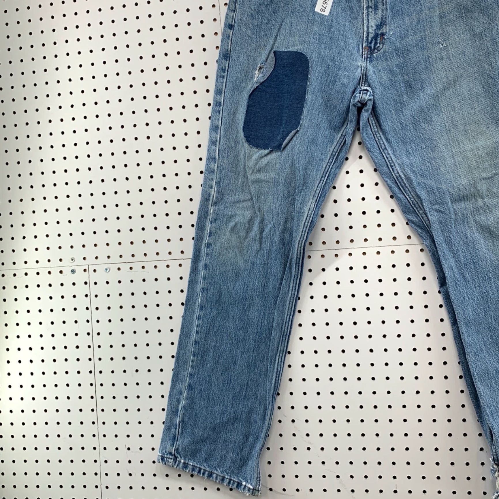 Harley Davidson VINTAGE Harley Davidson Motorcycle Jeans 33x30 Blue Straight Leg Mens Size US 33 - 5 Thumbnail