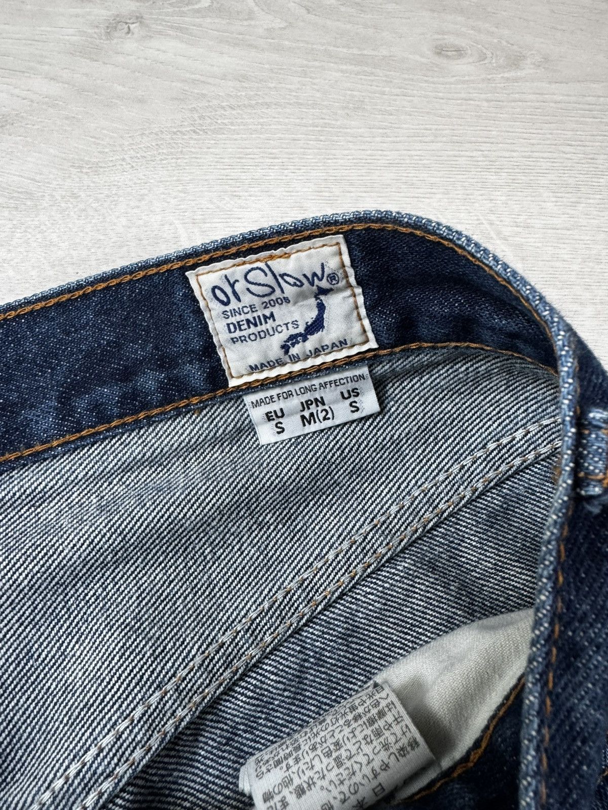 Orslow Orslow Dads Fit 101 One Wash - Size 2 Size US 32 / EU 48 - 6 Thumbnail