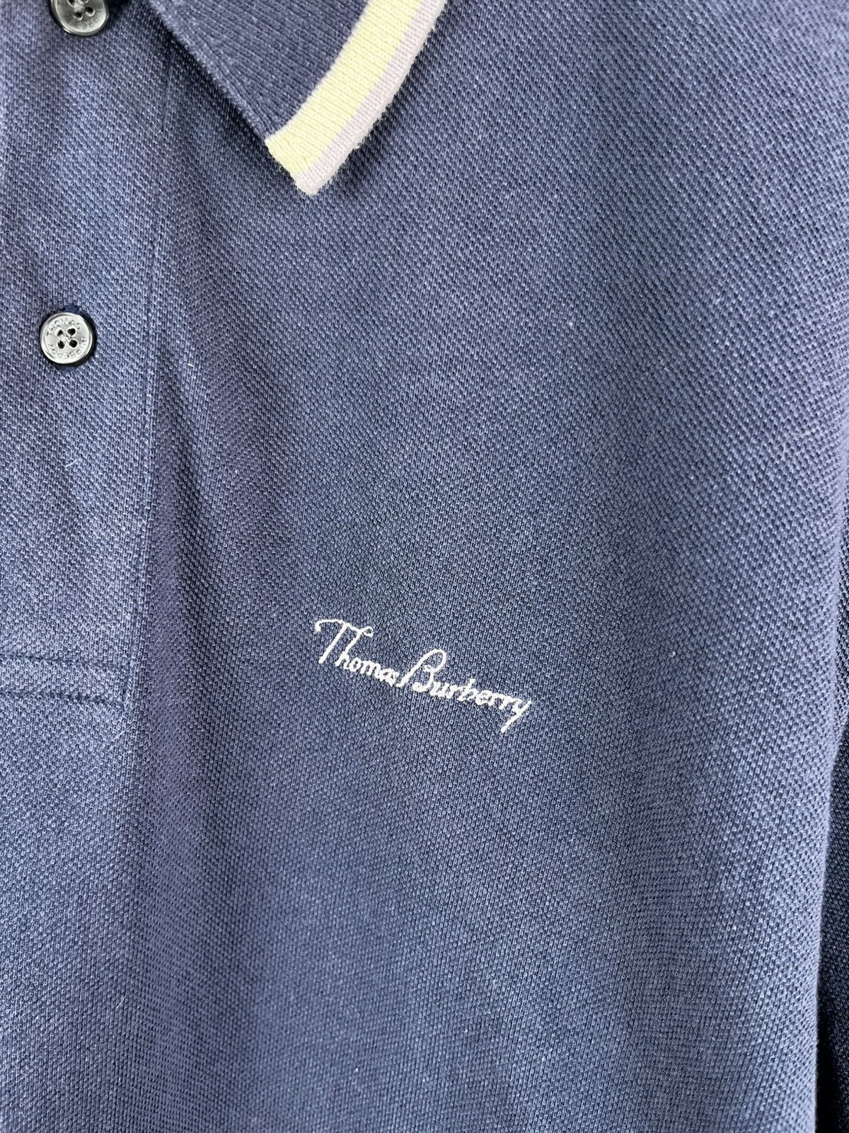 Burberry Thomas Burberry polo shirt vintage size L Size US XL / EU 56 / 4 - 3 Thumbnail