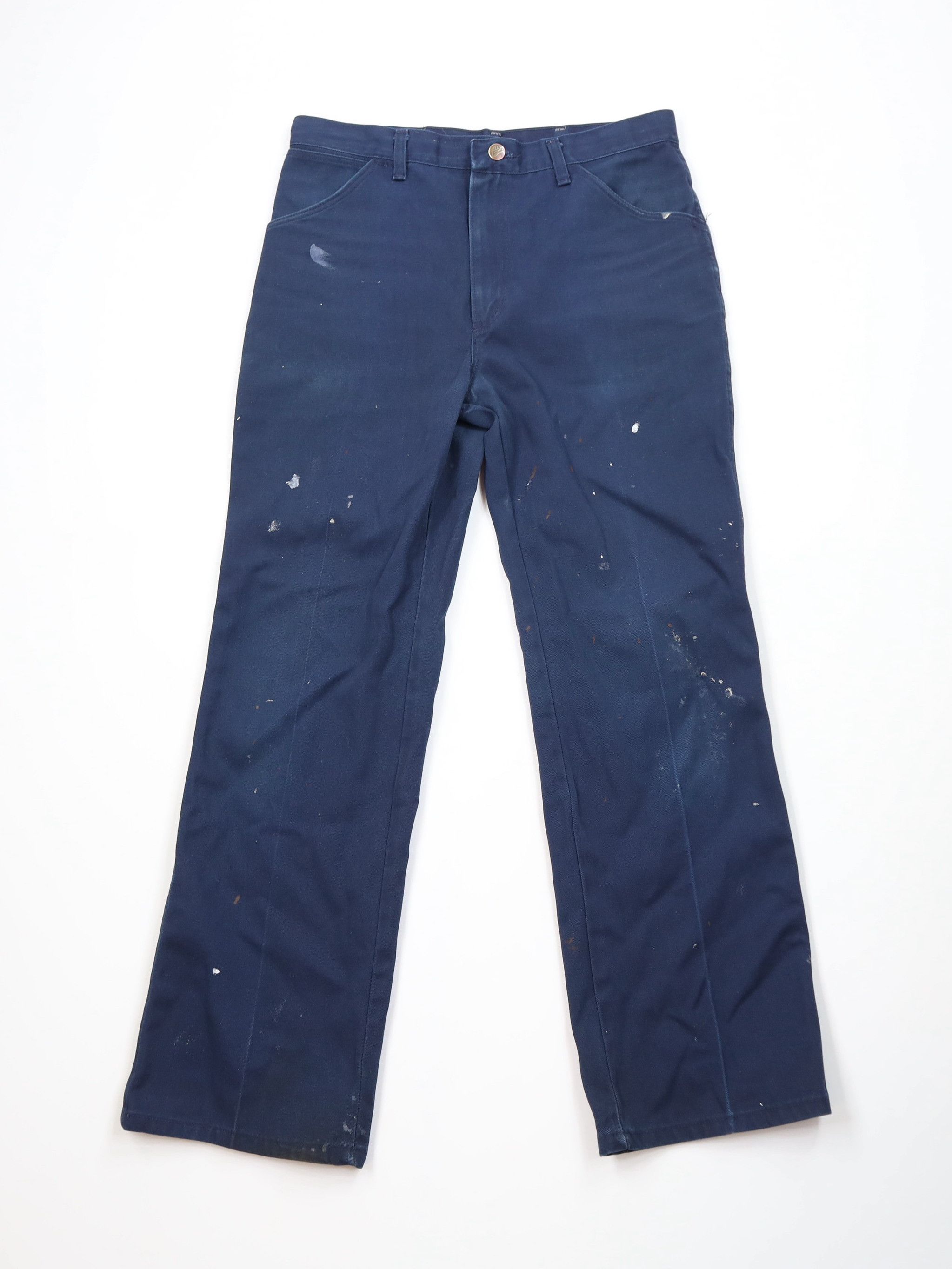Vintage Vintage 70s Streetwear Workwear Mechanic Wide Leg Pants USA Size US 32 / EU 48 - 1 Thumbnail