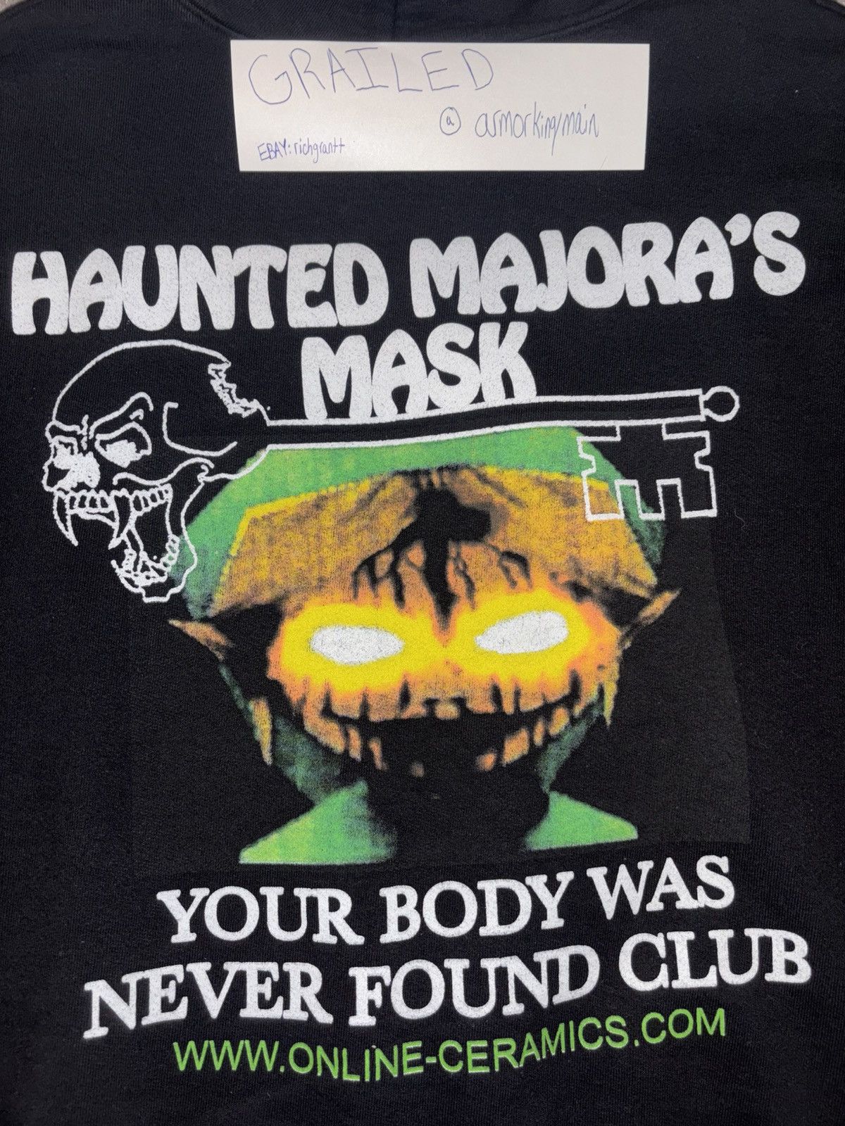 Online Ceramics Online Ceramics Burned Minds Haunted Majora’s Mask Hoodie Size US L / EU 52-54 / 3 - 2 Thumbnail