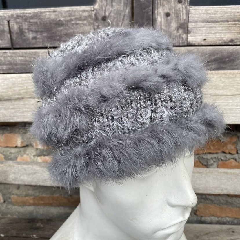 Japanese Brand × Vintage Japanese fur mohair beanie hat Size ONE SIZE - 1 Thumbnail