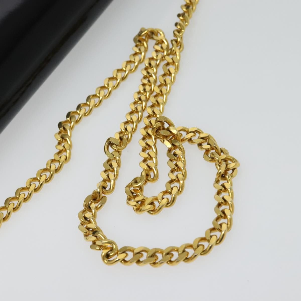 Gucci GUCCI Chain Shoulder Bag Patent Leather Black Gold Size ONE SIZE - 7 Thumbnail