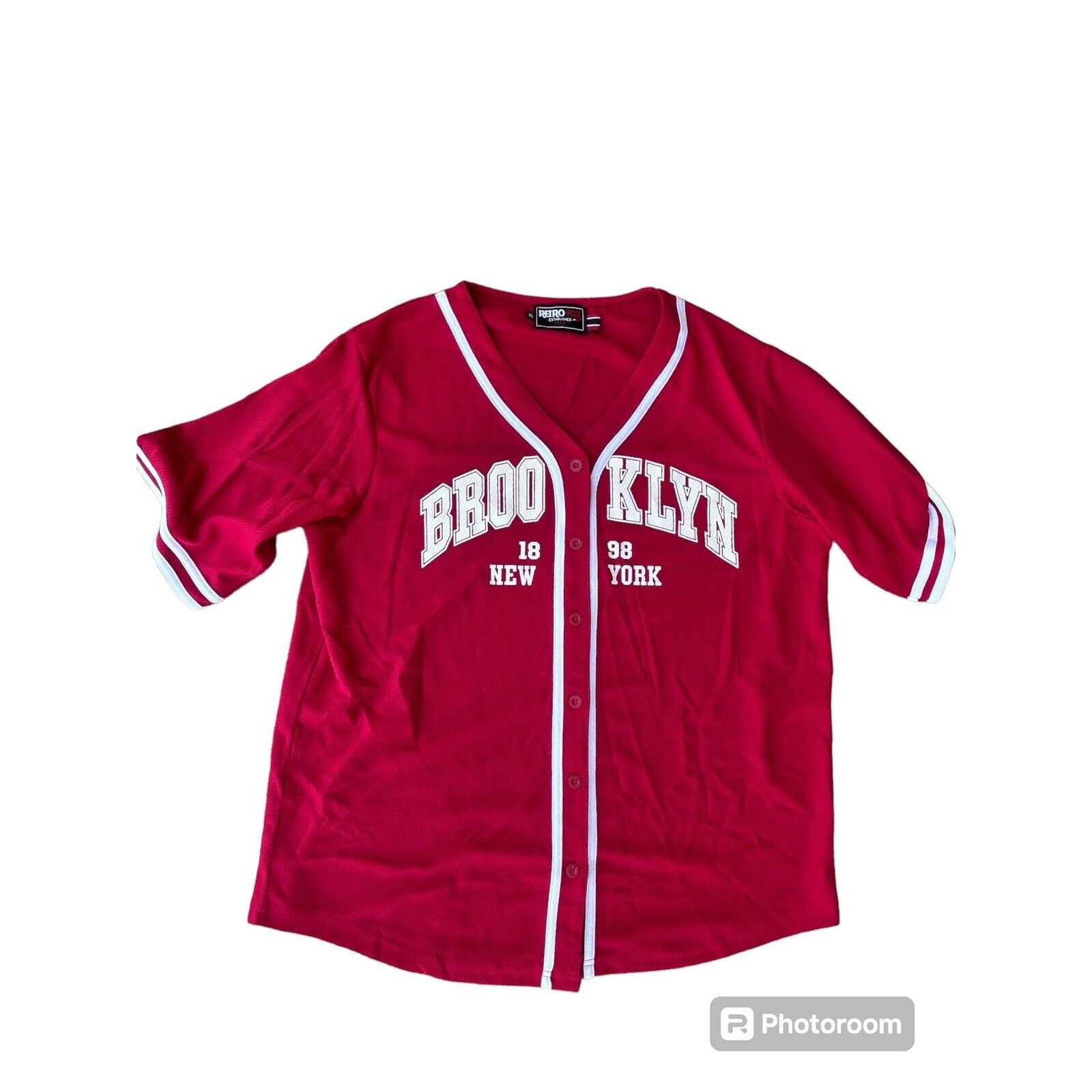 Other Retro Fox Red Brooklyn Baseball Jersey Size XL Size US XL / EU 56 / 4 - 1 Thumbnail