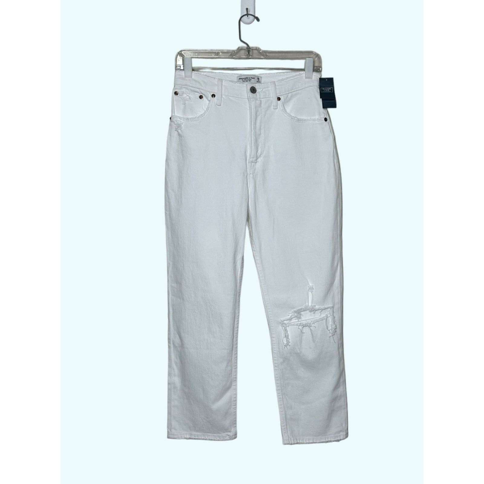 Abercrombie & Fitch Abercrombie & Fitch the ankle high rise jeans size 6 Size 28" / US 6 / IT 42 - 10 Thumbnail