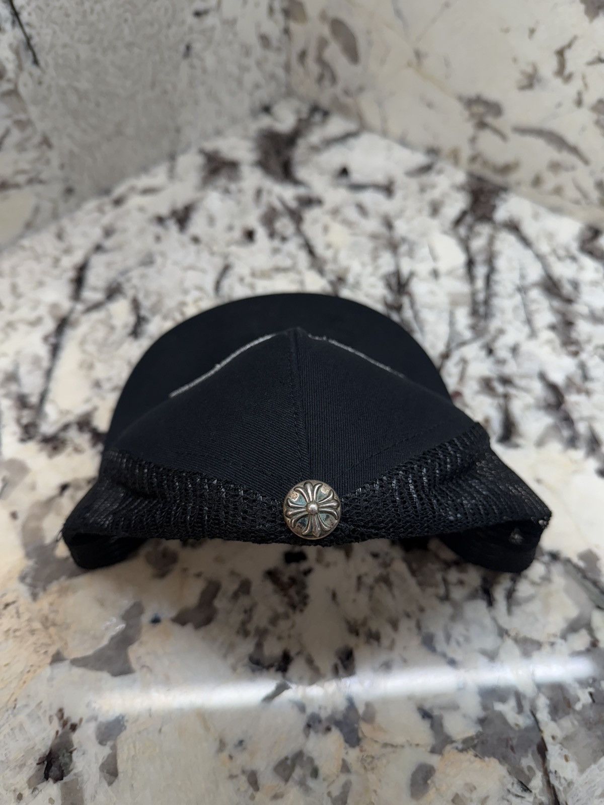 Chrome Hearts Chrome Hearts King Taco Patch Trucker Hat Black White Size ONE SIZE - 5 Thumbnail