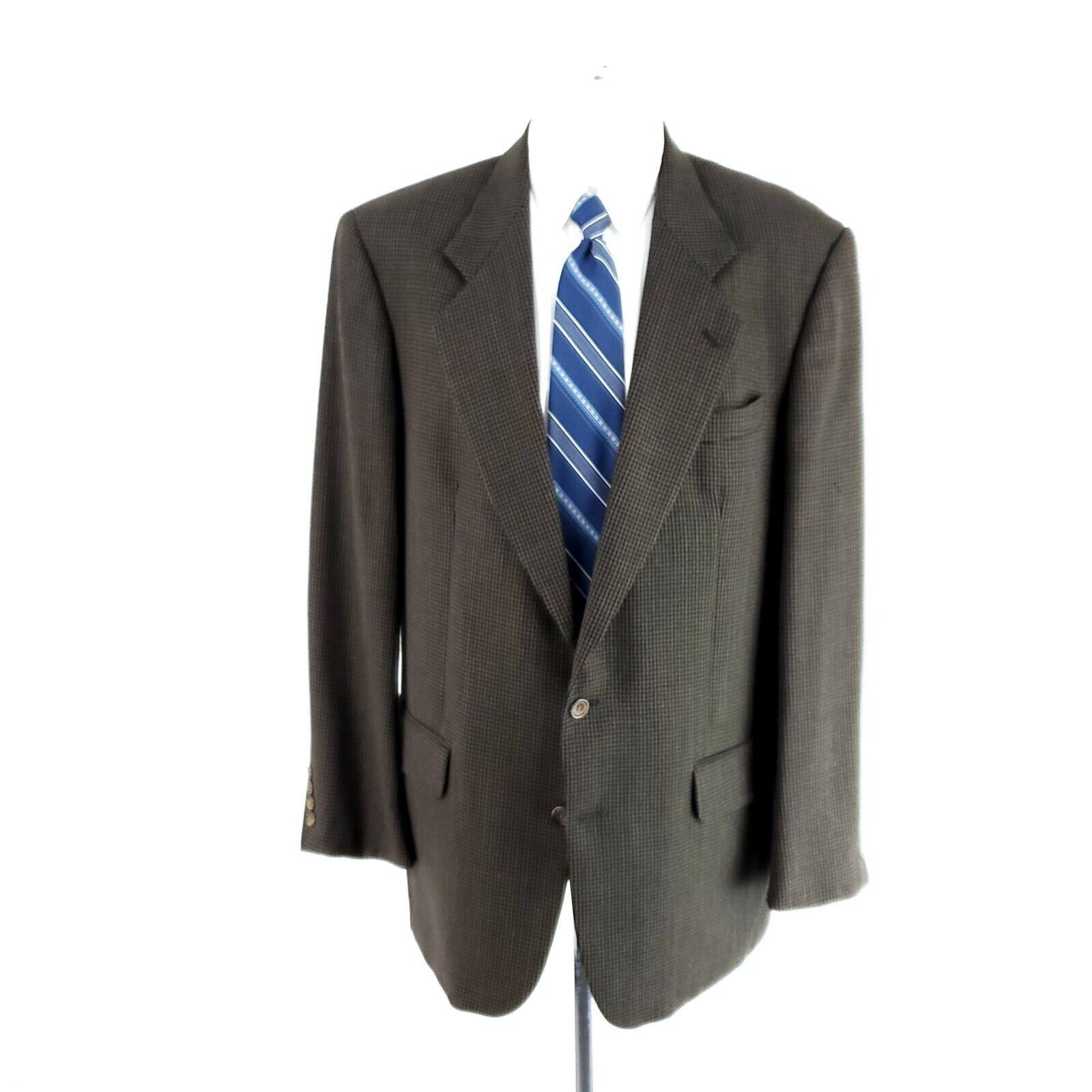 Oscar De La Renta Oscar De La Renta Heavy Textured Wool 2 Button Sport Coat 42 Size 42L - 3 Thumbnail