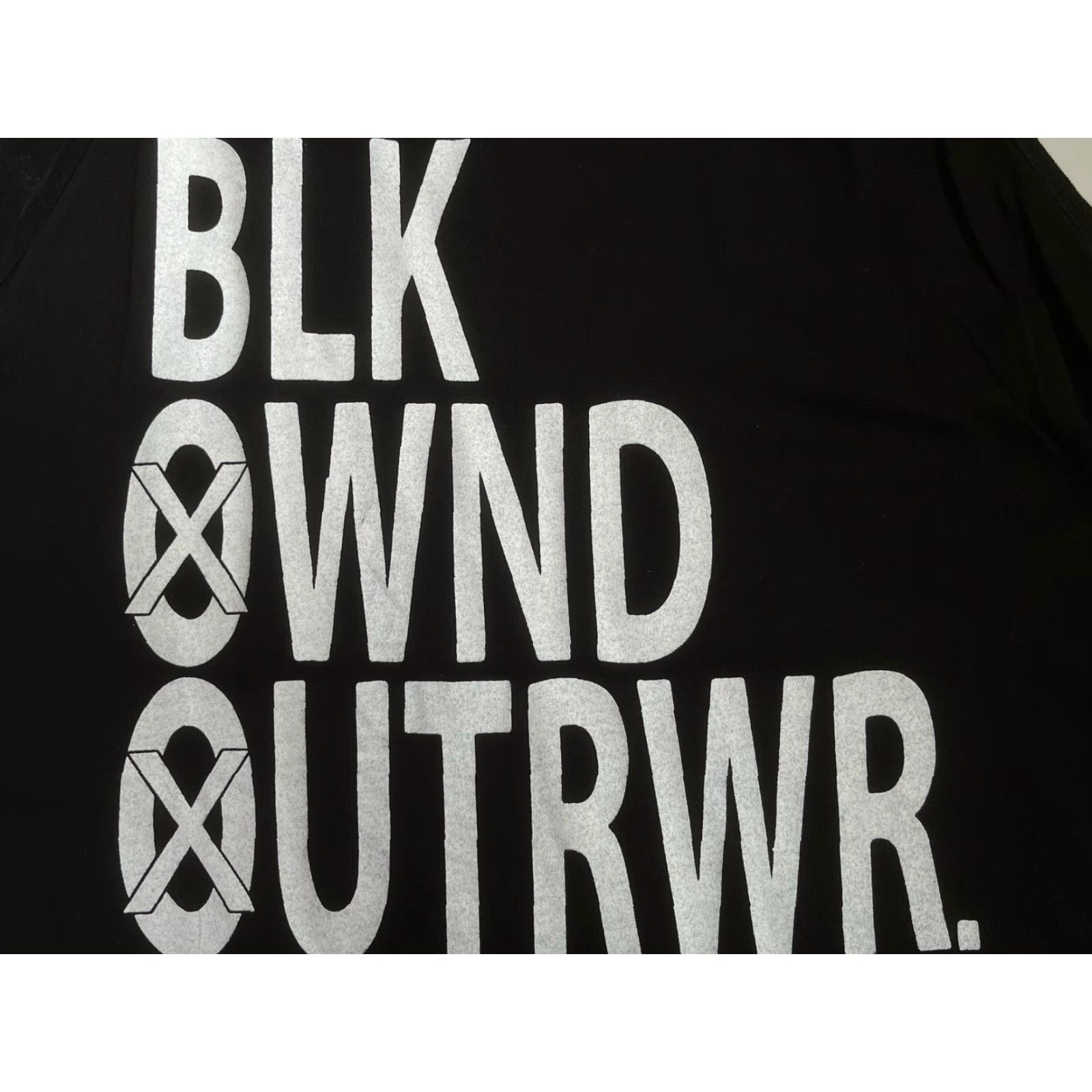 Vintage VINTAGE BLACK OWNED Tank Shirt Mens L Black 2019 Graphic Double Sided White Screen Print Size US L / EU 52-54 / 3 - 5 Thumbnail