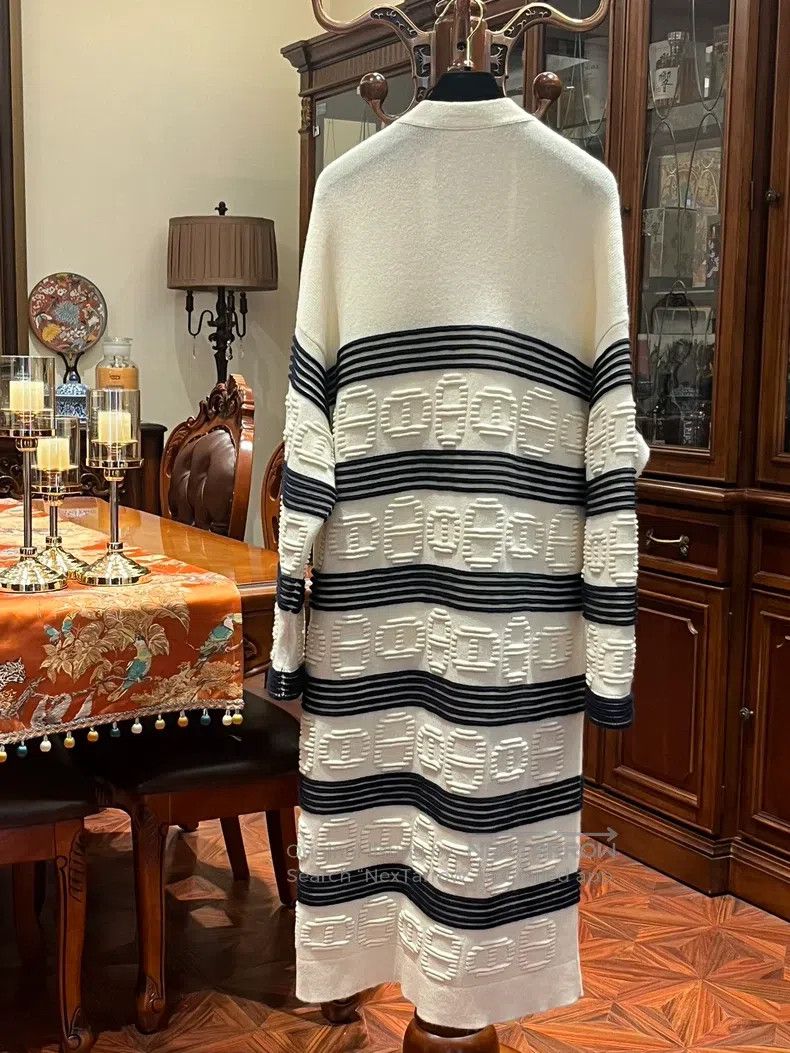 Hermes Hermes Fur and Cashmere Overcoat Size 4XL / US 24-26 - 4 Thumbnail