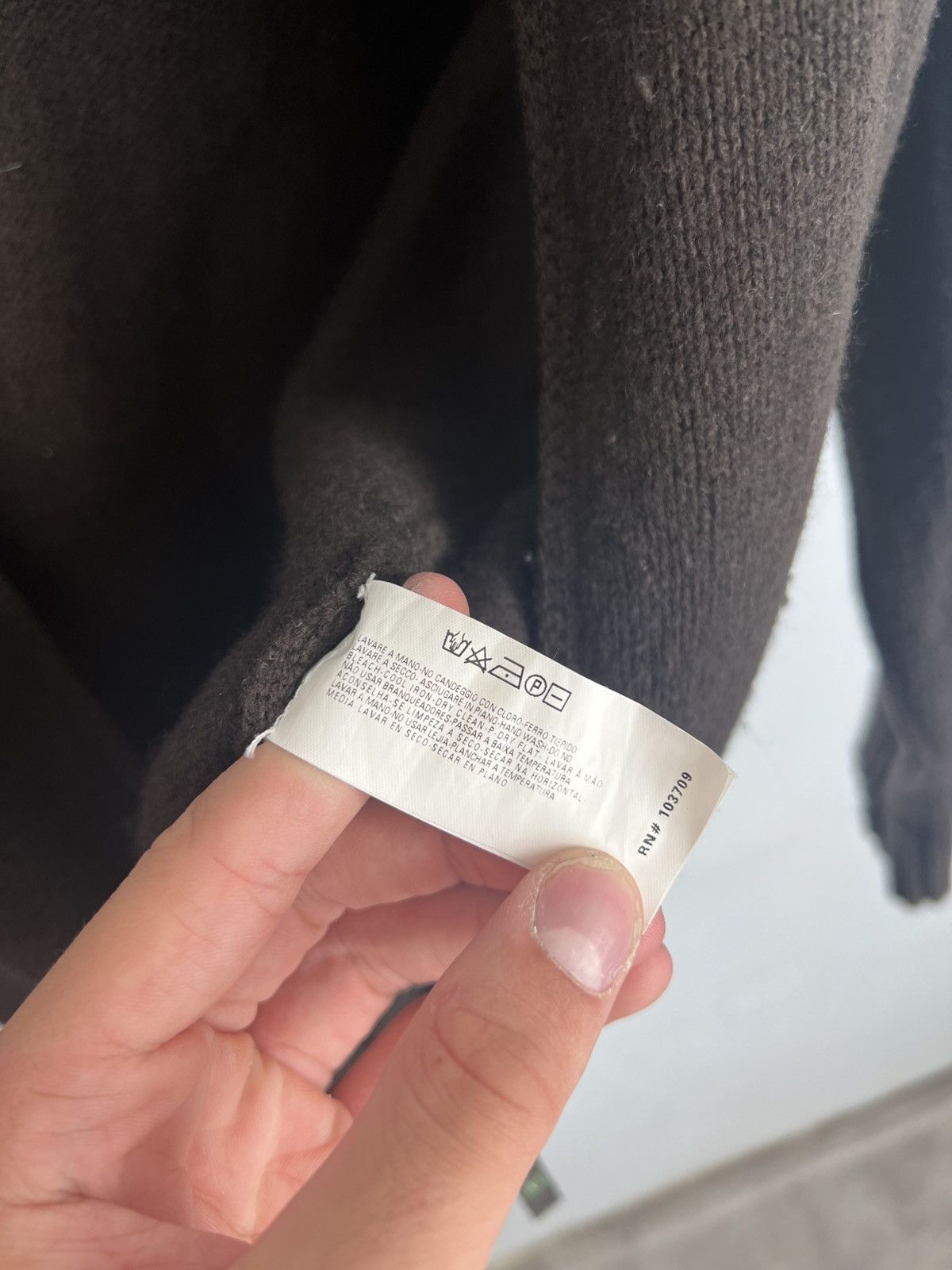 Armani Archive Armani Jeans Vintage Wool Zip Sweater Size US XL / EU 56 / 4 - 7 Thumbnail