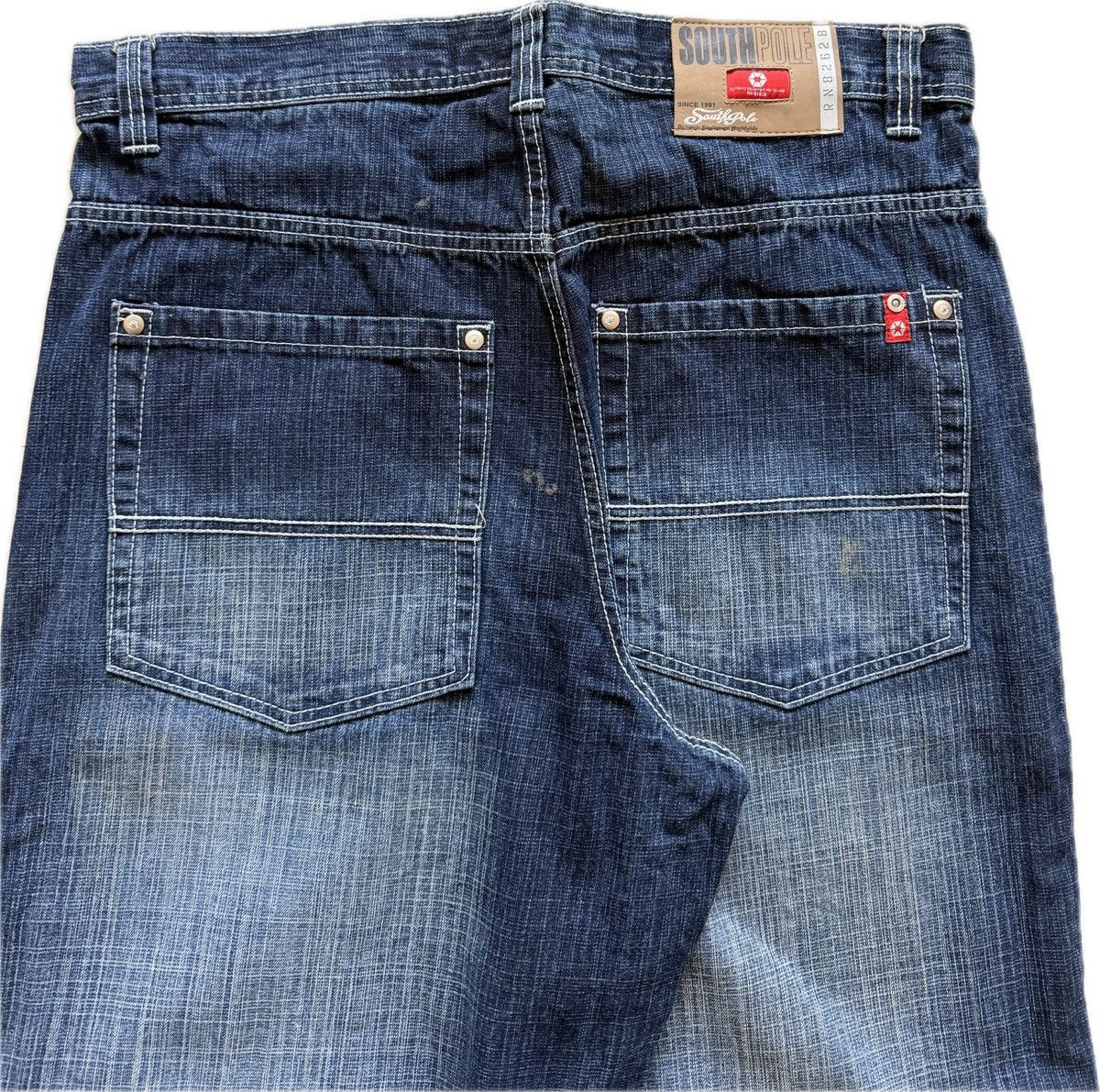 Southpole Vintage 90s Southpole Red Tab Dark Wash Jeans Size US 36 / EU 52 - 4 Thumbnail