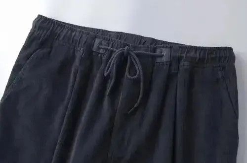 Jean 20SS Indigo Union Japan Dark Grey Corduroy Pants Size US 32 / EU 48 - 3 Thumbnail