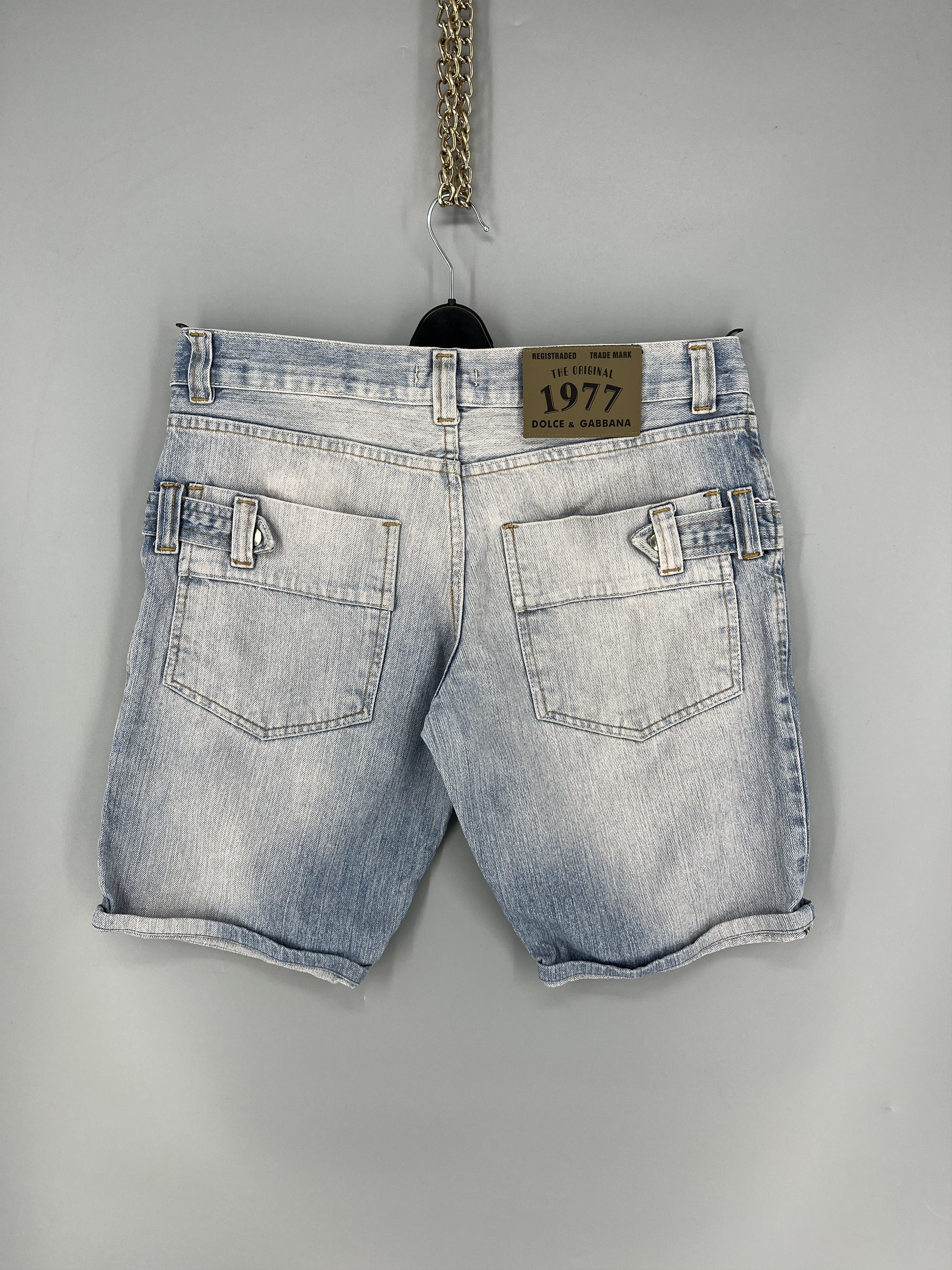 Dolce & Gabbana Vintage D&G Dolce & Gabbana Denim Shorts Mens 34 Size US 34 / EU 50 - 8 Thumbnail