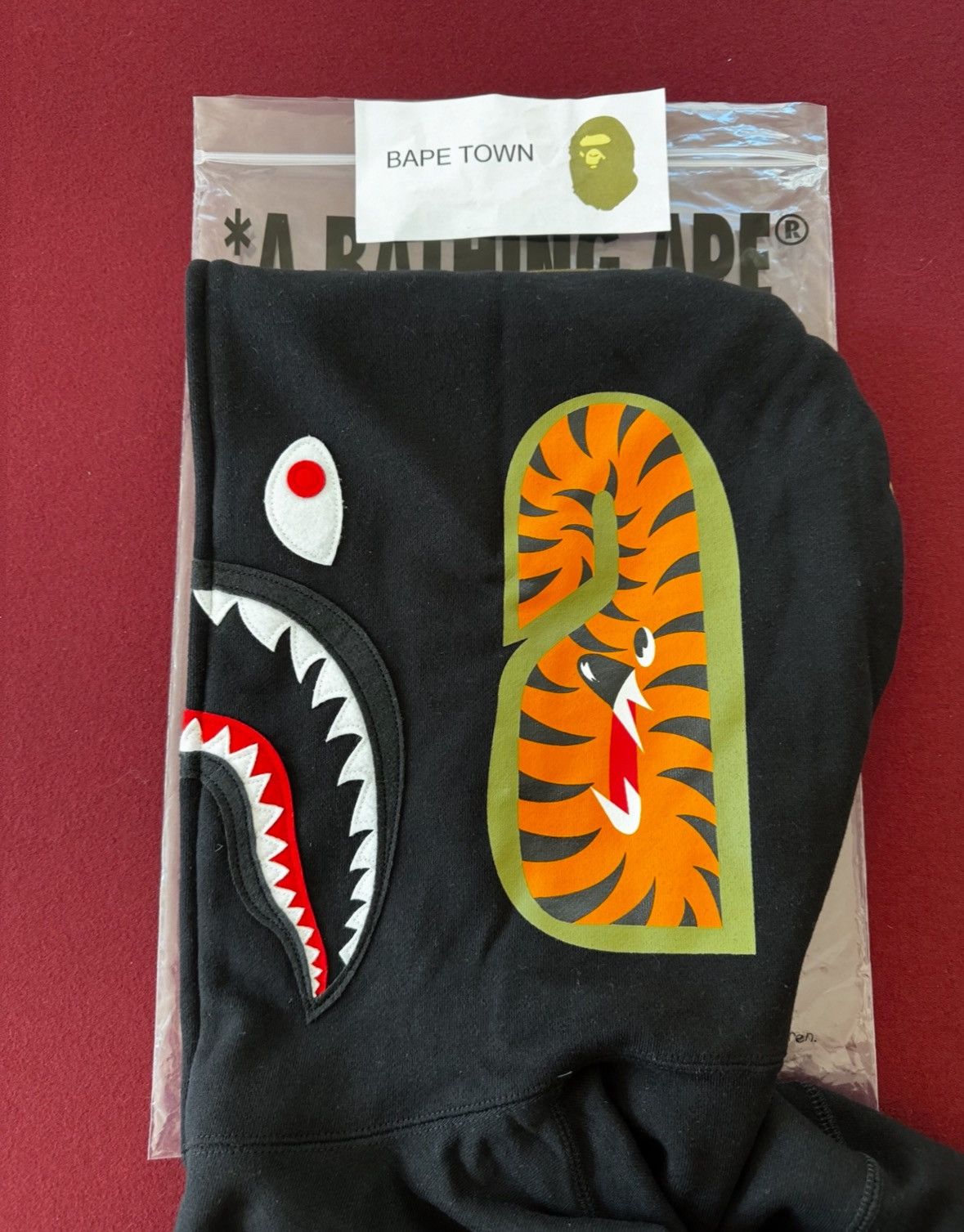 Bape 1ST CAMO FULL ZIP SHARK HOODIE (BLACK) Size US M / EU 48-50 / 2 - 3 Thumbnail