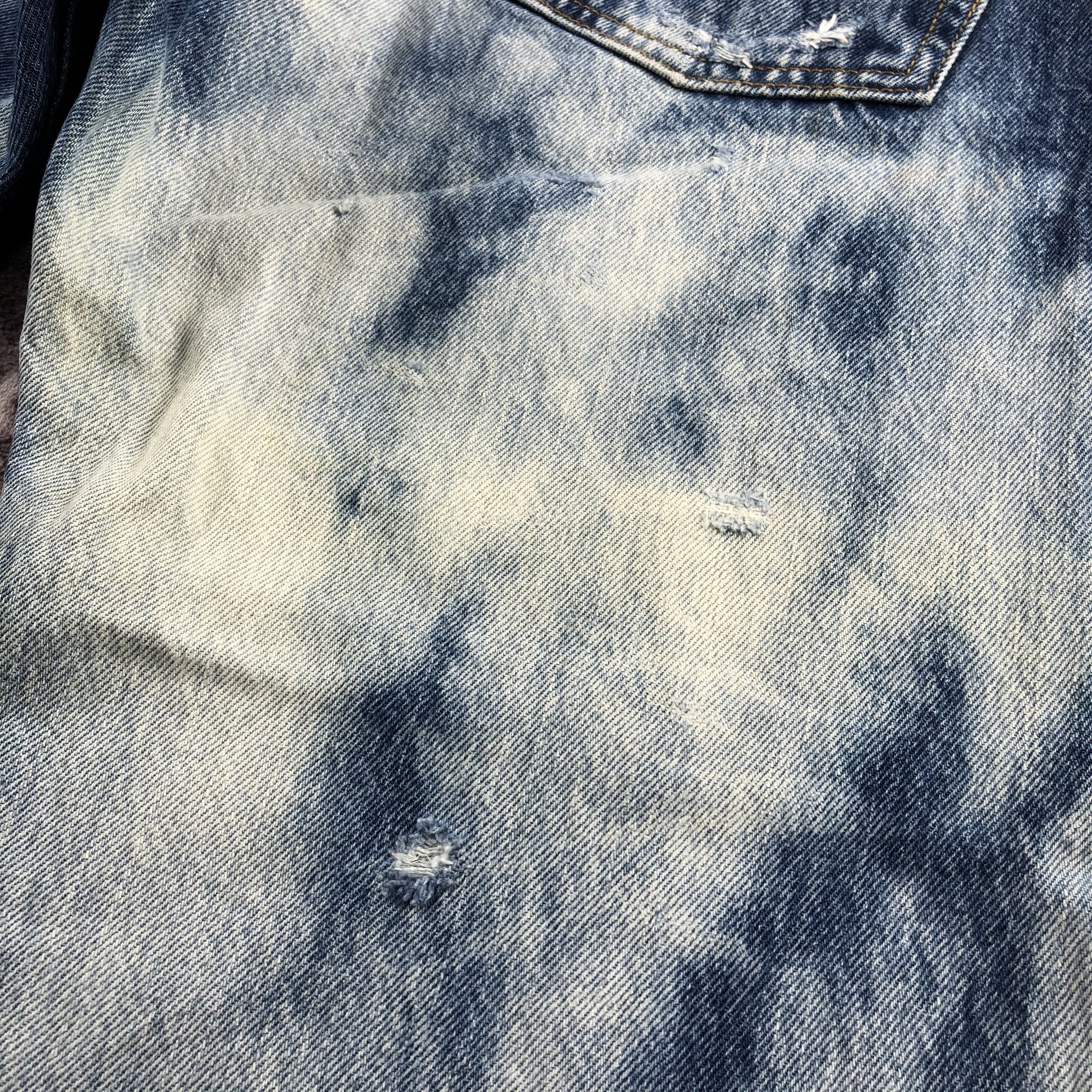 Levi's Vintage 90s Bleached Levis 501 Jeans-JM2415 Size US 31 - 5 Thumbnail