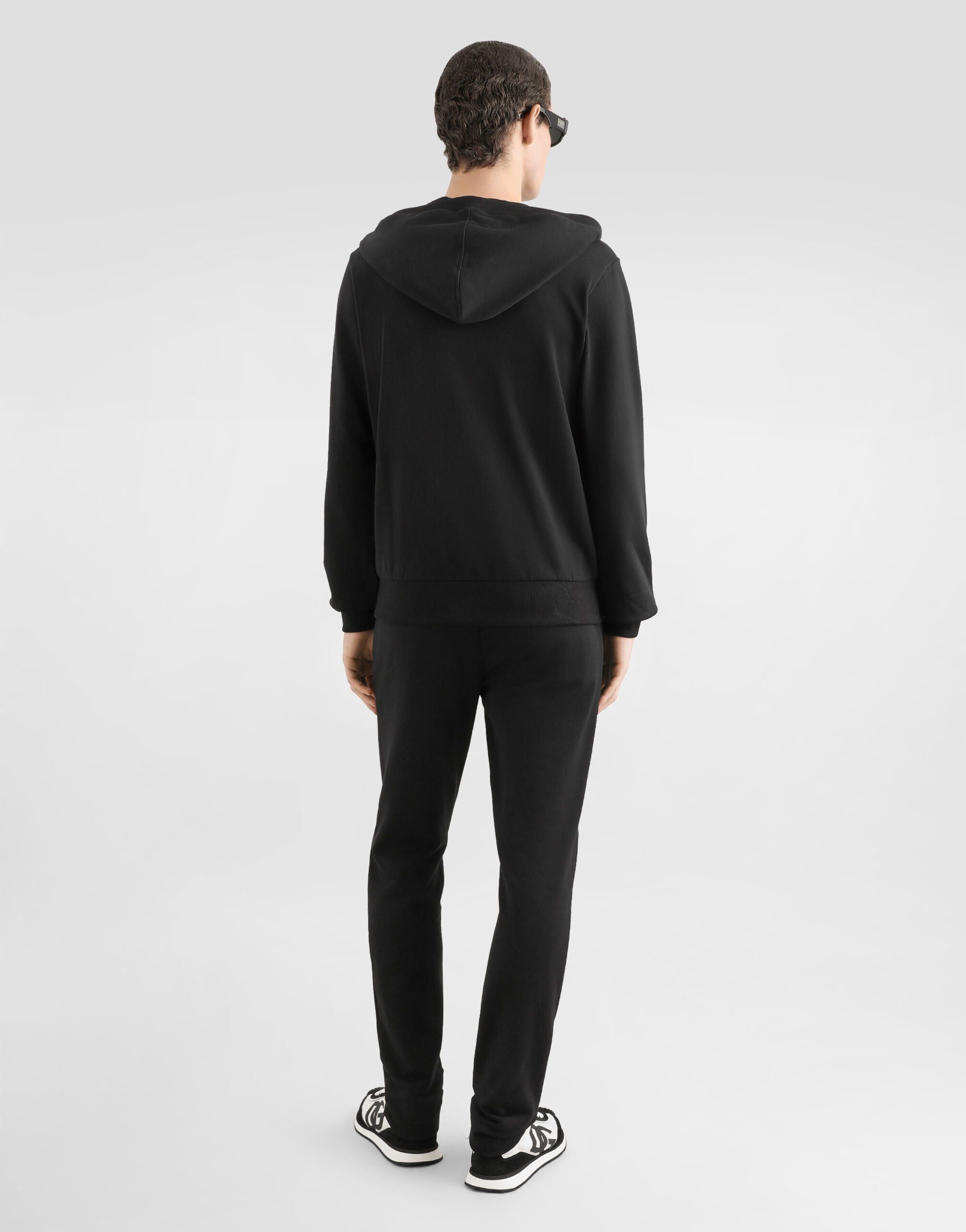 Dolce & Gabbana DOLCE&GABBANA COTTON JERSEY ZIP UP HOODIE Size US S / EU 44-46 / 1 - 9 Thumbnail