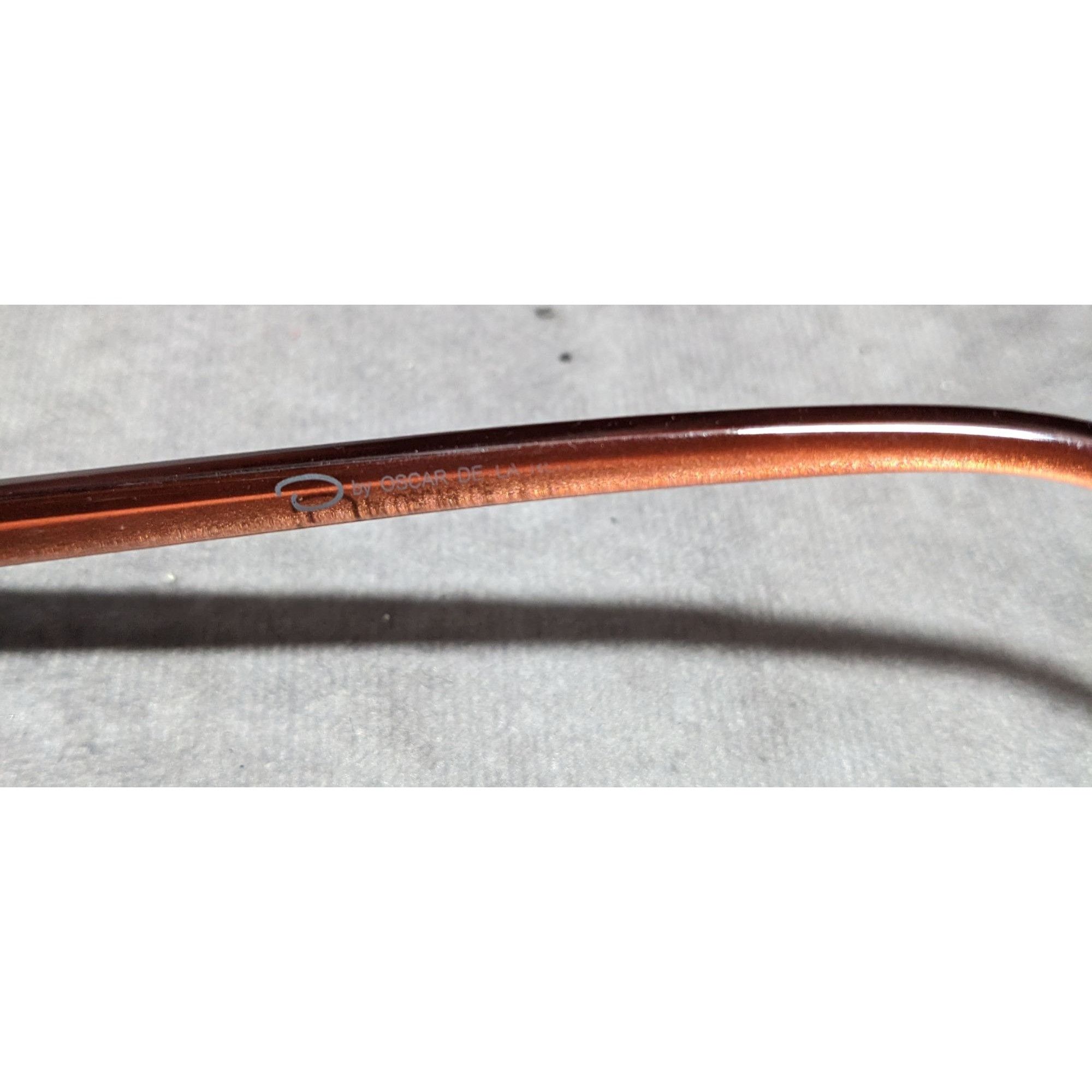 Oscar De La Renta Oscar De La Renta 3043 Brown And Black Sunglasses Size ONE SIZE - 4 Thumbnail