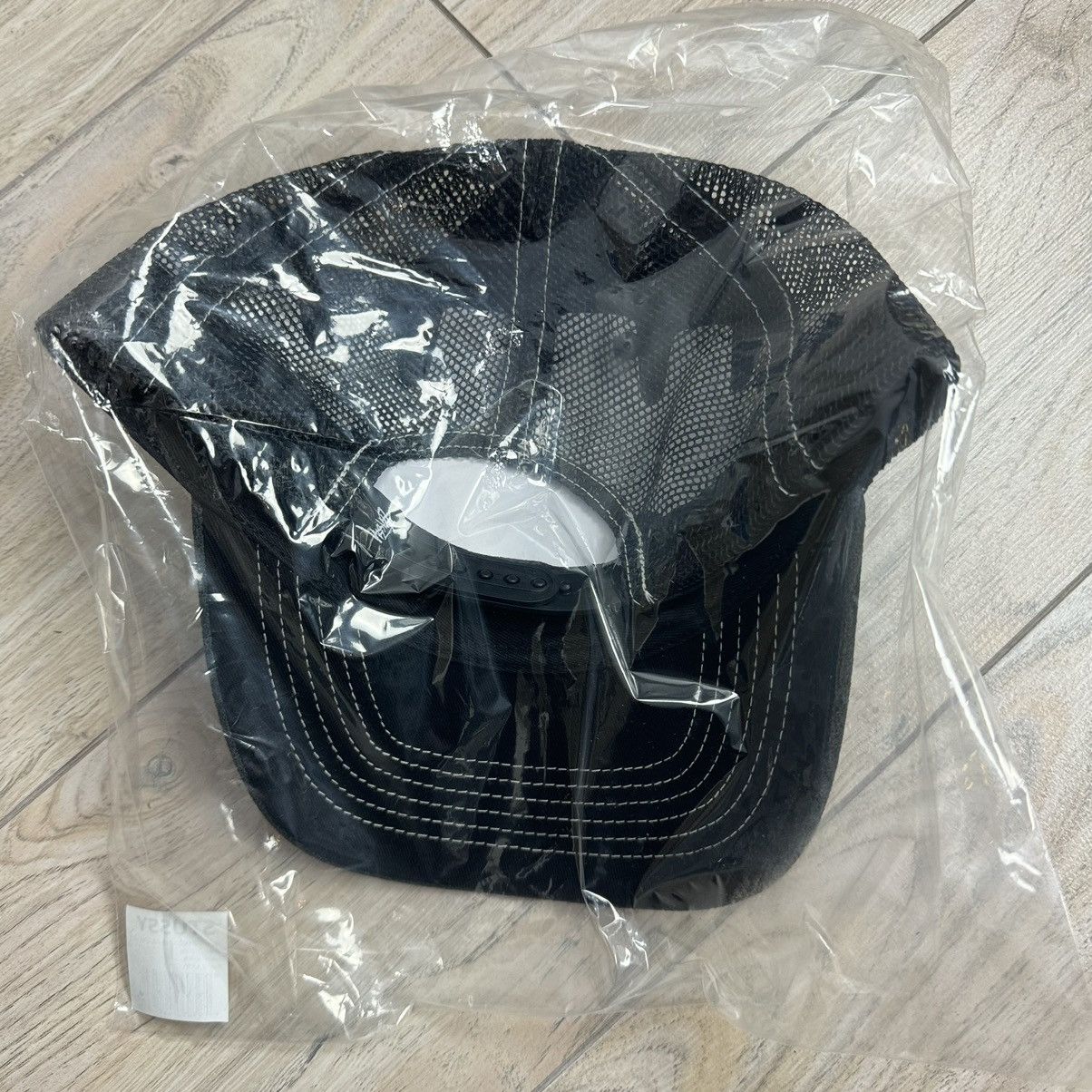 Hypebeast Stussy Low Pro Trucker Cut-Out Snapback Black Leather Hat Size ONE SIZE - 10 Thumbnail