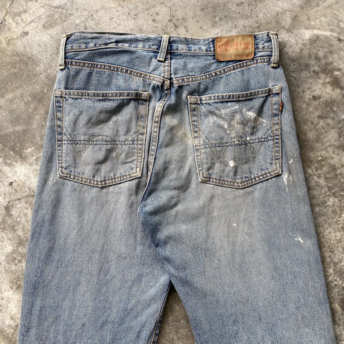 Vintage Vintage Y2K Edwin Selvedge Distressed w32 Size US 32 / EU 48 - 10 Thumbnail
