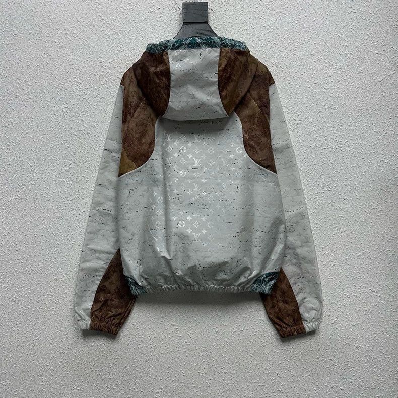 Louis Vuitton Louis Vuitton Marble Print Windbreaker Jacket-2506 Size US L / EU 52-54 / 3 - 2 Thumbnail