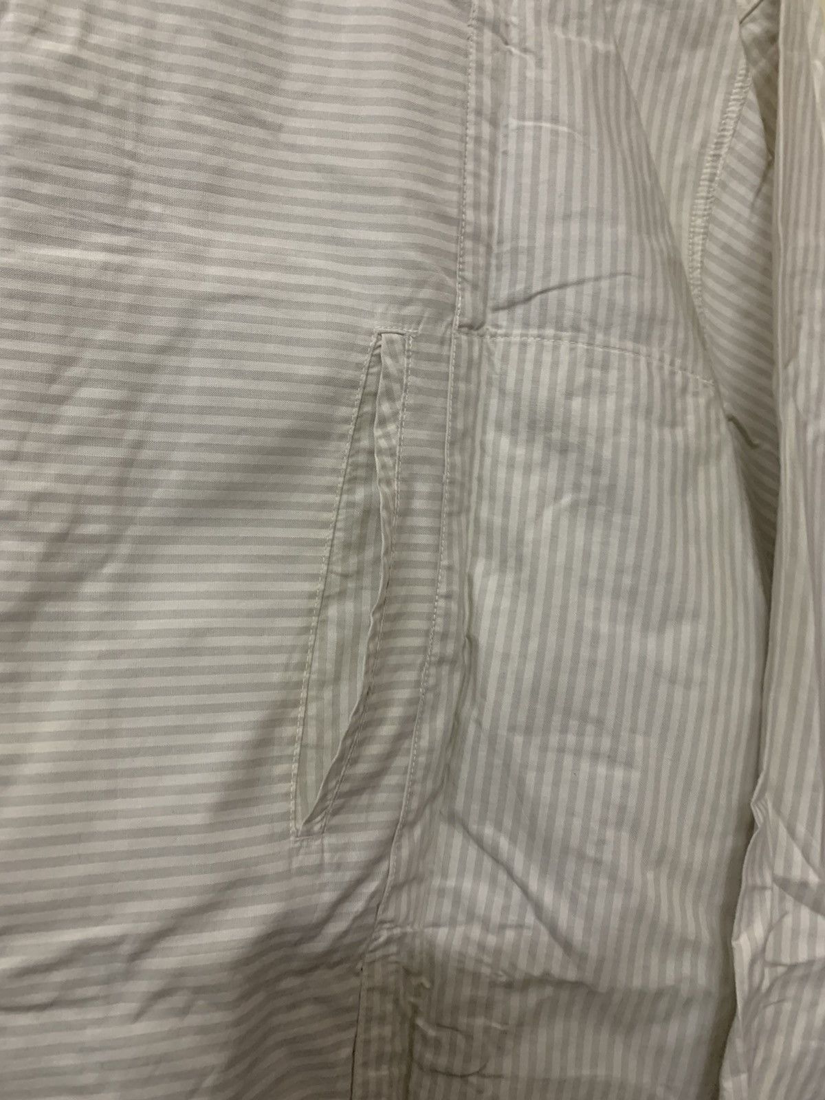 Issey Miyake 💥Final💥Vintage Issey Miyake Stripe Shirt Buttom Size US L / EU 52-54 / 3 - 6 Thumbnail