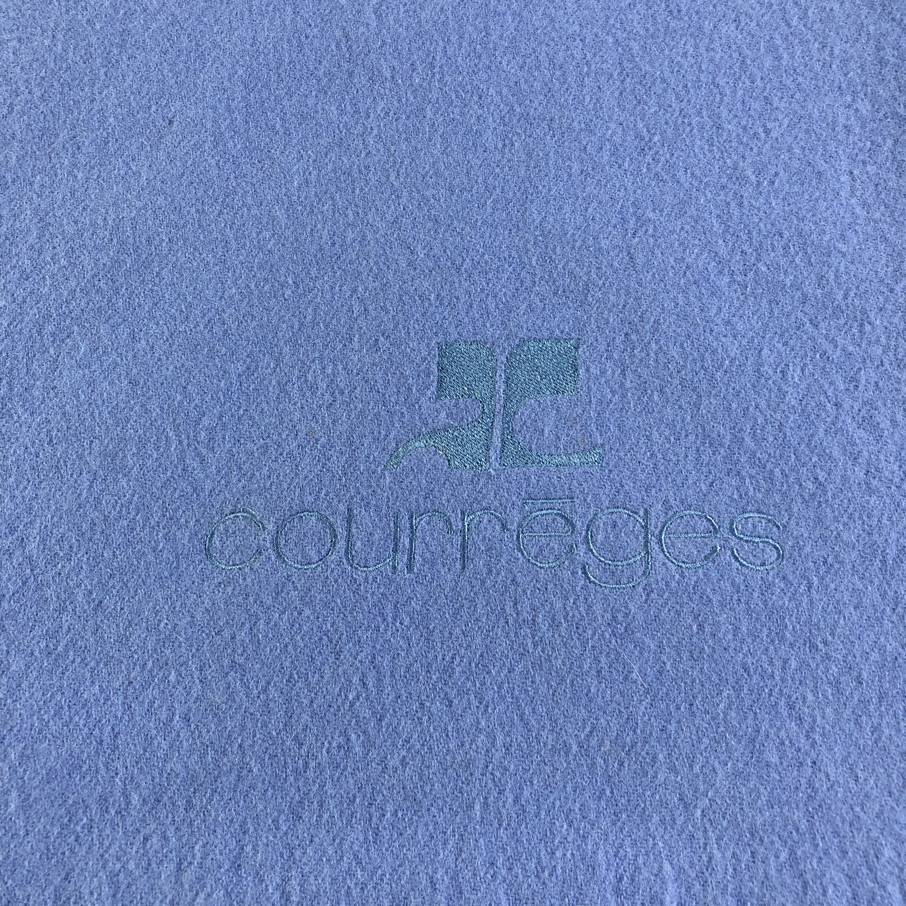 Courreges Courreges Wool Scarf Muffler Neckwear V2787 Size ONE SIZE - 5 Thumbnail