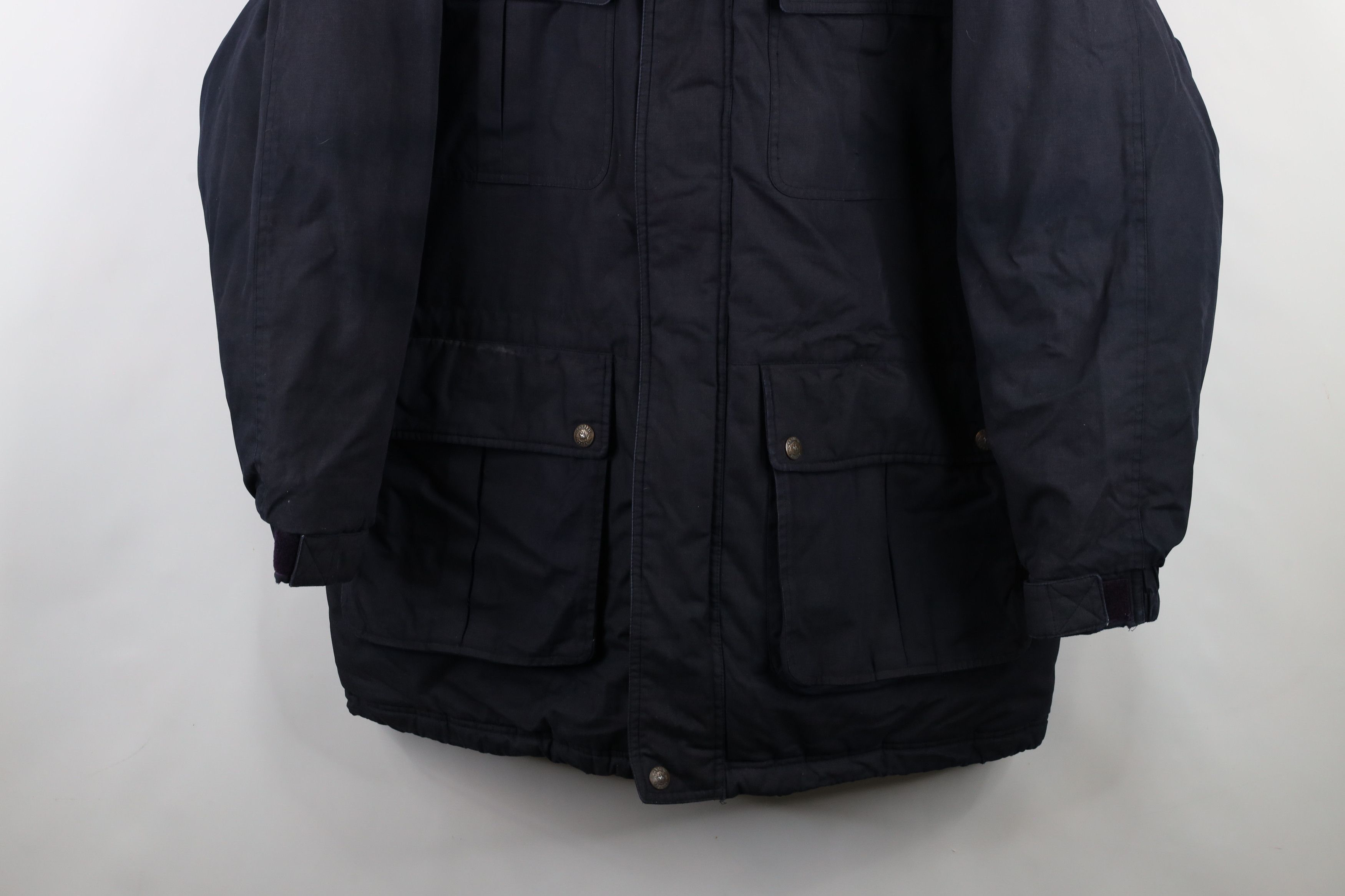 Vintage Vintage 90s Streetwear Wool Lined Heavy Hooded Parka Jacket Size US XL / EU 56 / 4 - 3 Thumbnail