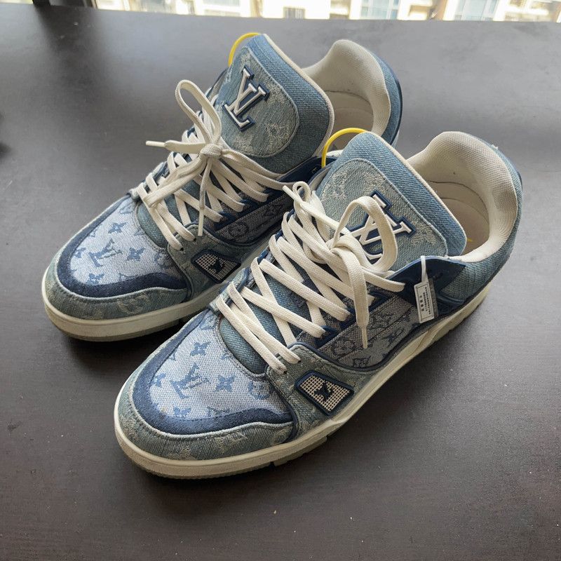 Louis Vuitton Denim Low-Top Trainers for Men 0079 - Main Image