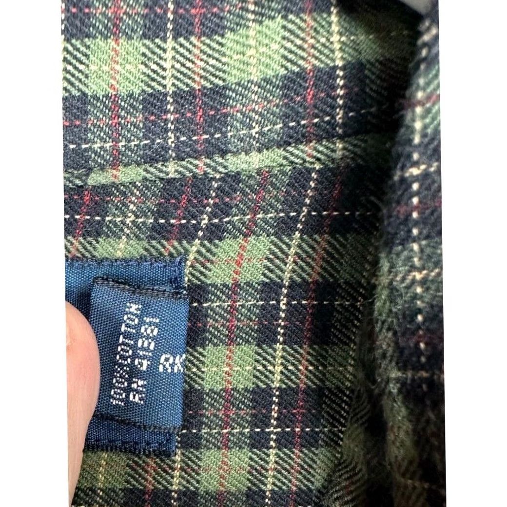 Ralph Lauren Ralph Lauren Shirt Mens Large Green Plaid Classic Fit Button-Down Cotton Pony Size US L / EU 52-54 / 3 - 7 Thumbnail