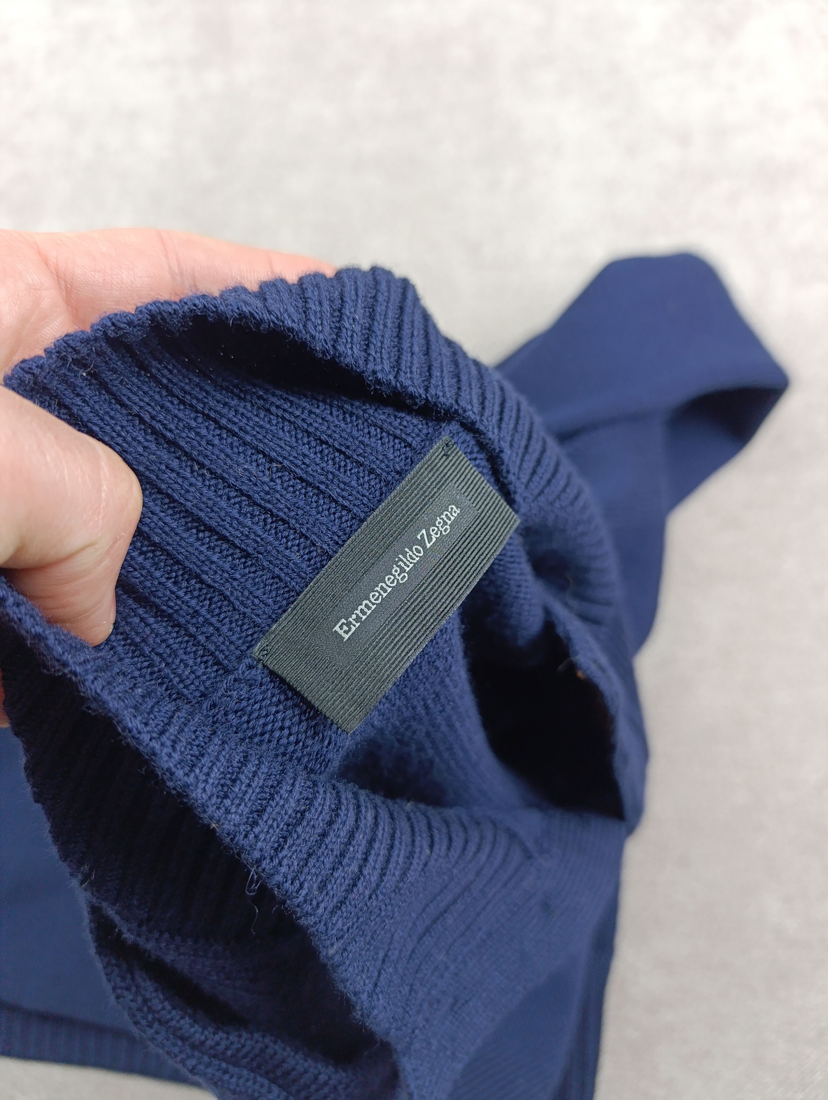 Ermenegildo Zegna Ermenegildo Zegna Mens Wool/Cashmere Sweater Size XL Size US XL / EU 56 / 4 - 3 Thumbnail