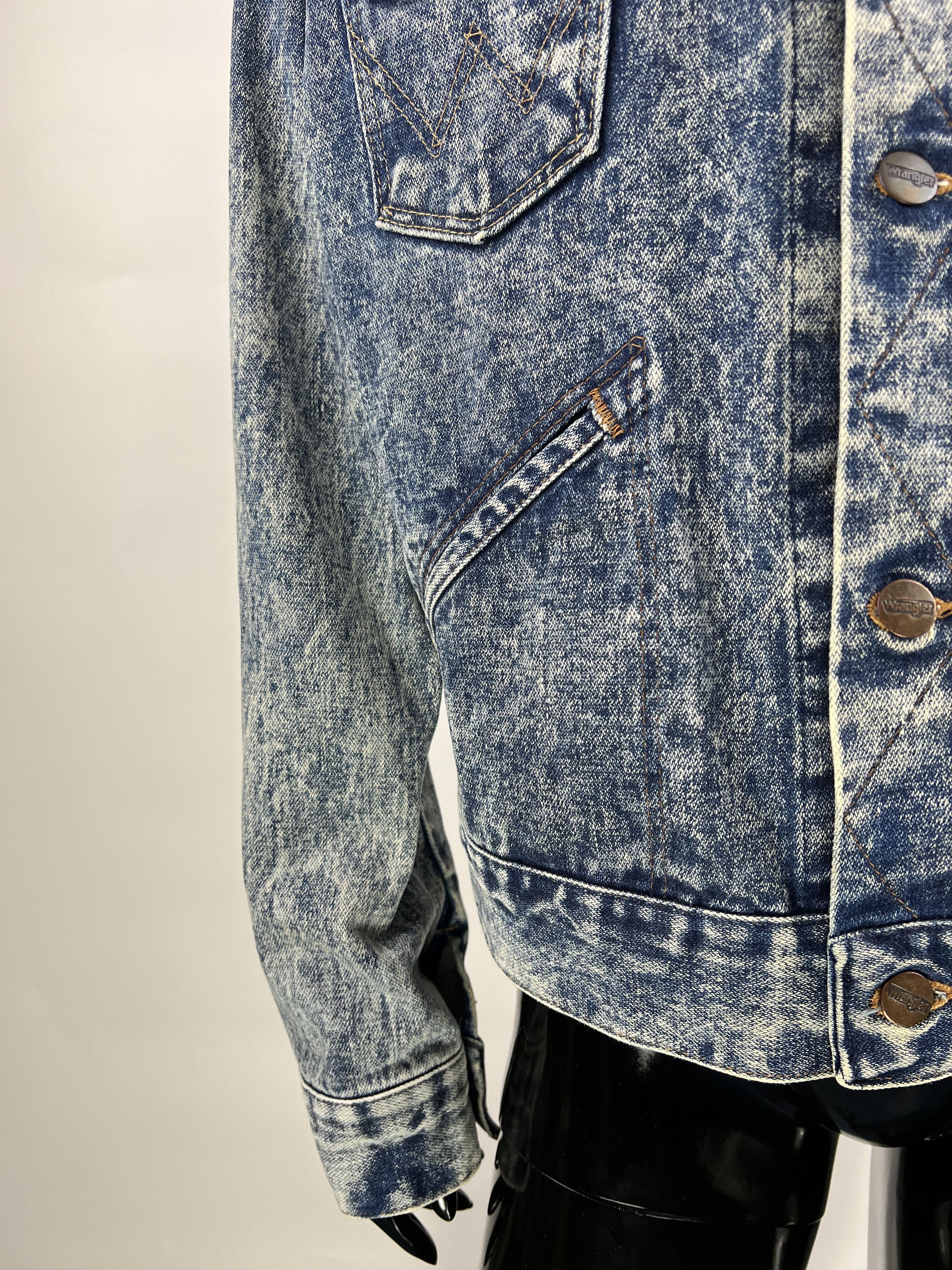 Vintage × Wrangler Wrangler Rare Vintage 70s Women's Blue Denim Jacket Size 38 Size M / US 6-8 / IT 42-44 - 6 Thumbnail