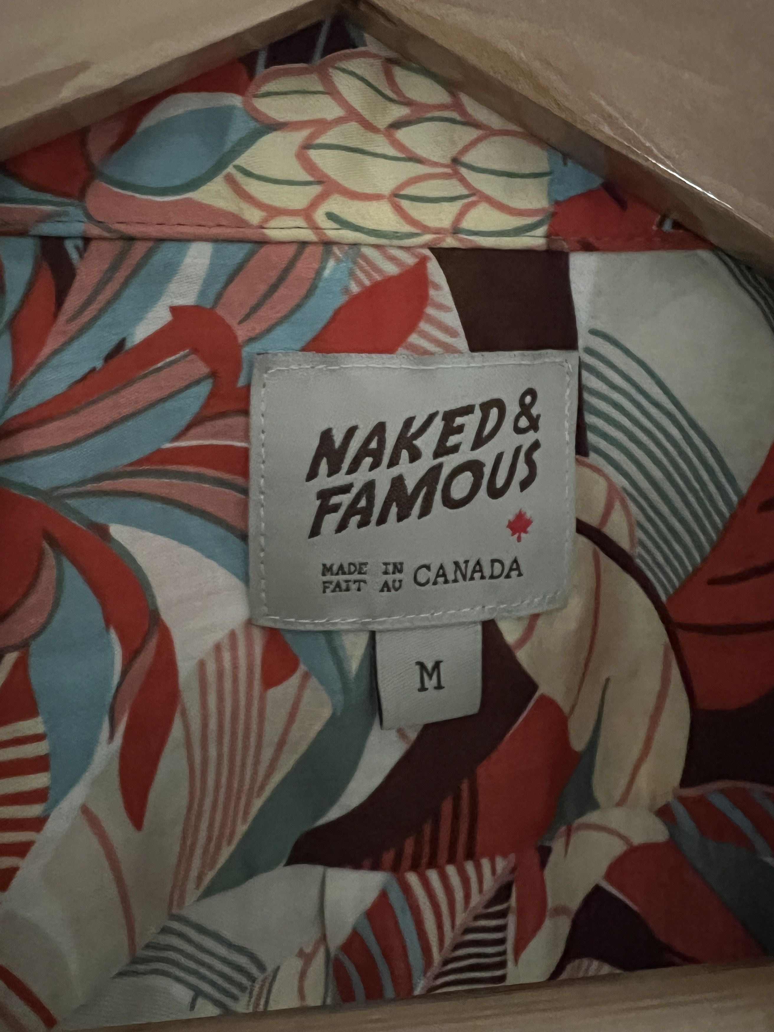 Naked & Famous Jungle Vacation Short-Sleeve Shirt Size US M / EU 48-50 / 2 - 4 Thumbnail