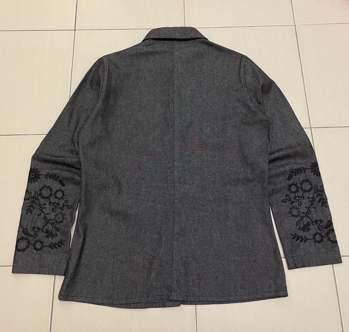 Fendi Vtg Late 90s Fendi Jeans Embroidered Floral Shirt Size M / US 6-8 / IT 42-44 - 6 Thumbnail