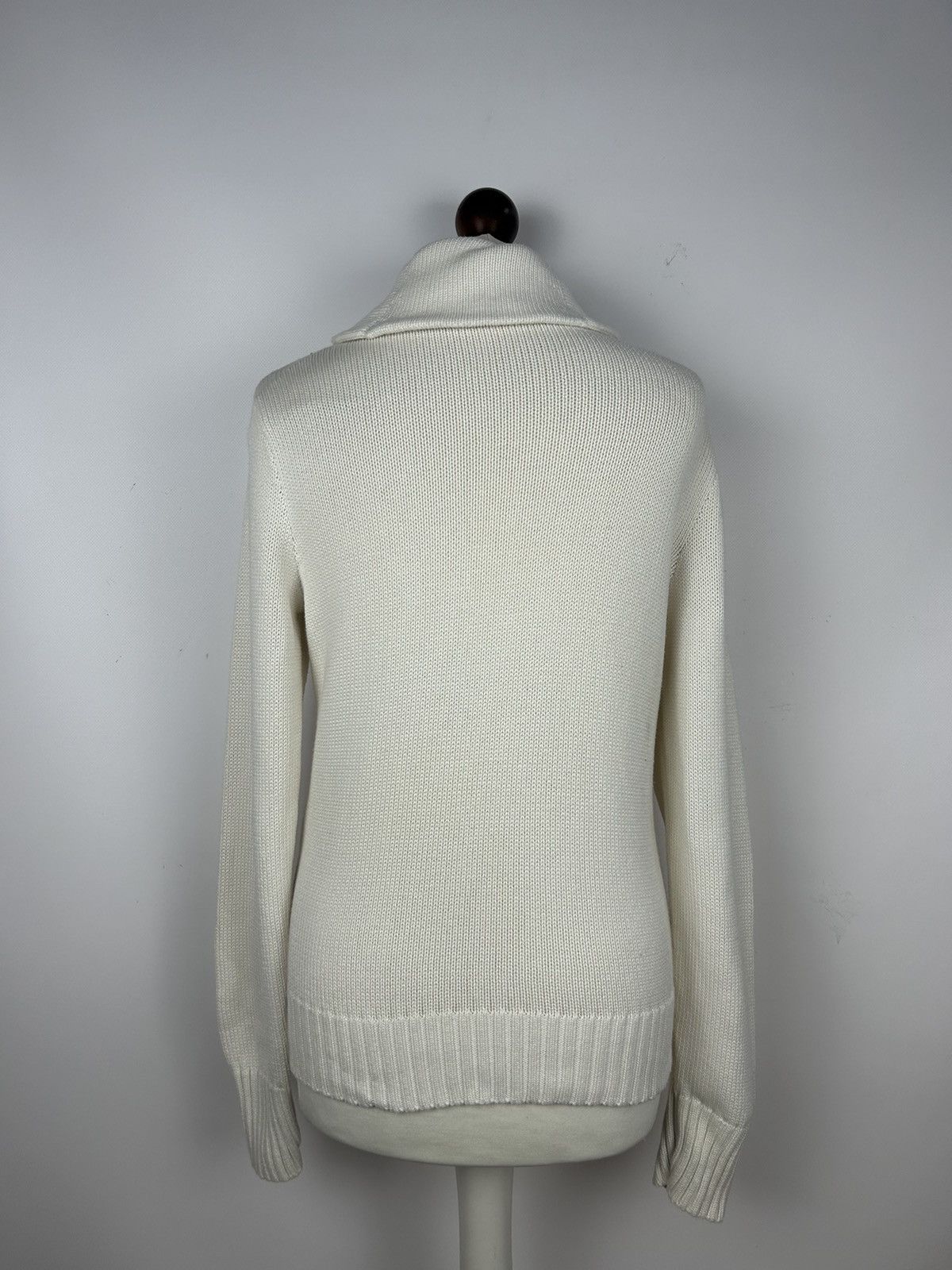 Ralph Lauren Sport Vintage Polo Ralph Lauren Sport Knit Sweater White Size L Size L / US 10 / IT 46 - 8 Thumbnail