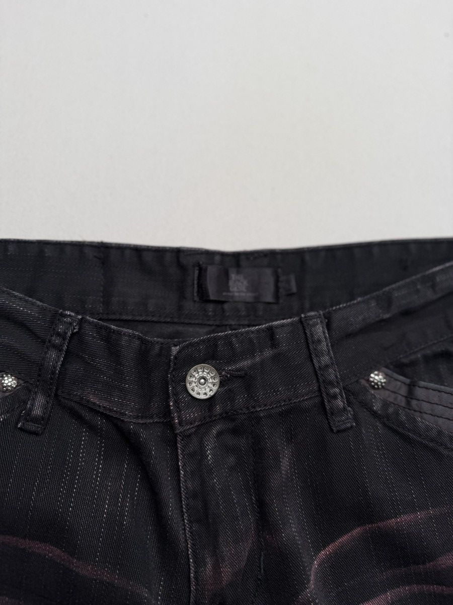 Japanese Brand The black gene lace up flare jeans Size US 29 - 3 Thumbnail