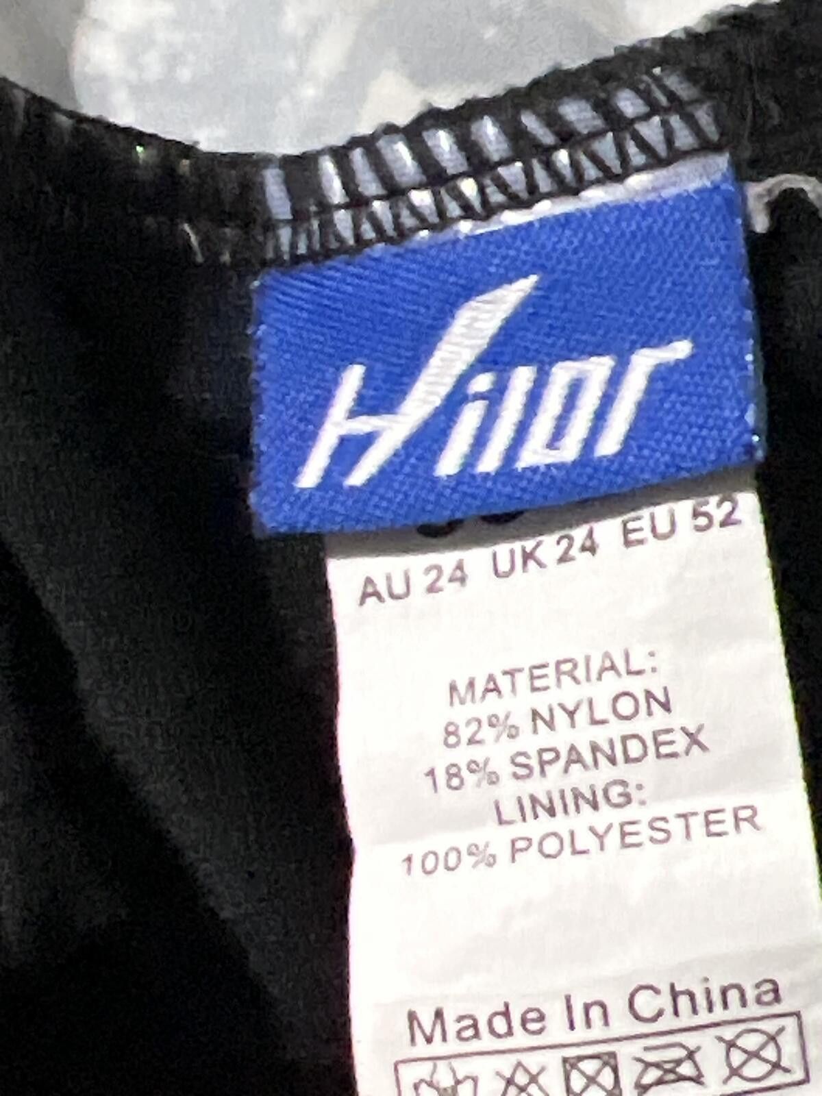 Hilo Hattie Hilor Black White Patterned Sleeveless Top Ruffle Detail 20 Size ONE SIZE - 6 Thumbnail