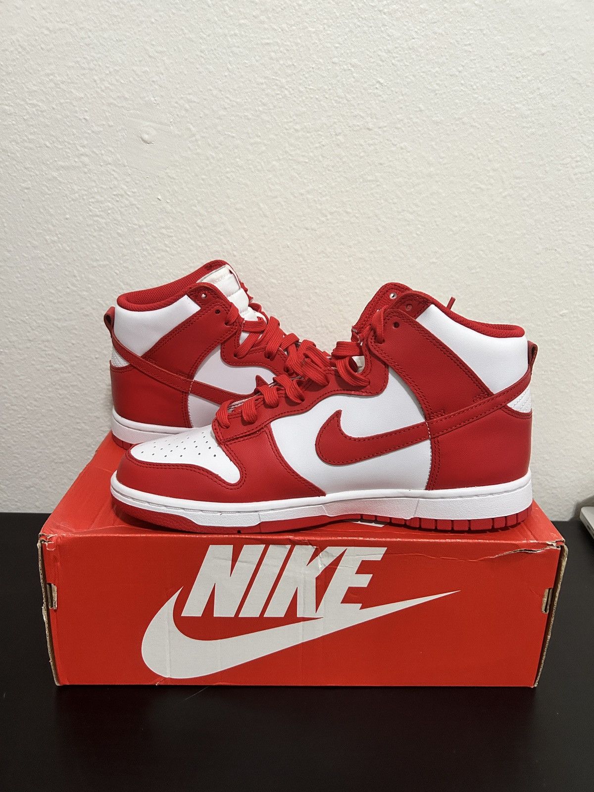 Nike Nike Dunk High Championship University Red Size US 9.5 / EU 42-43 - 6 Thumbnail