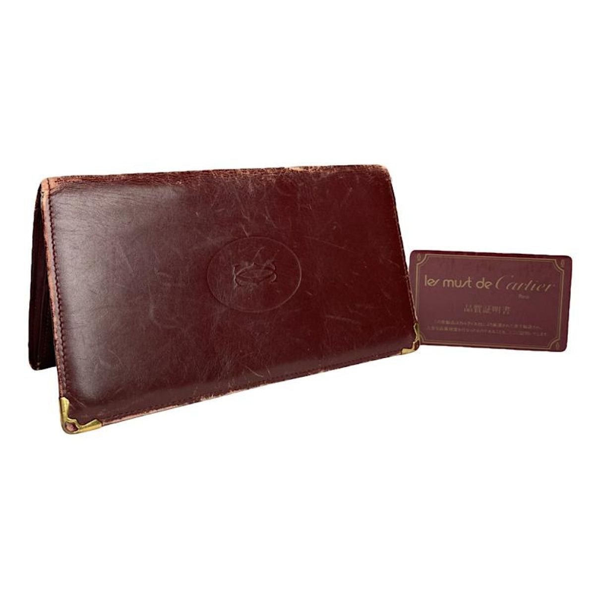 Cartier Burgundy Patent Leather Purse Size ONE SIZE - 1 Thumbnail